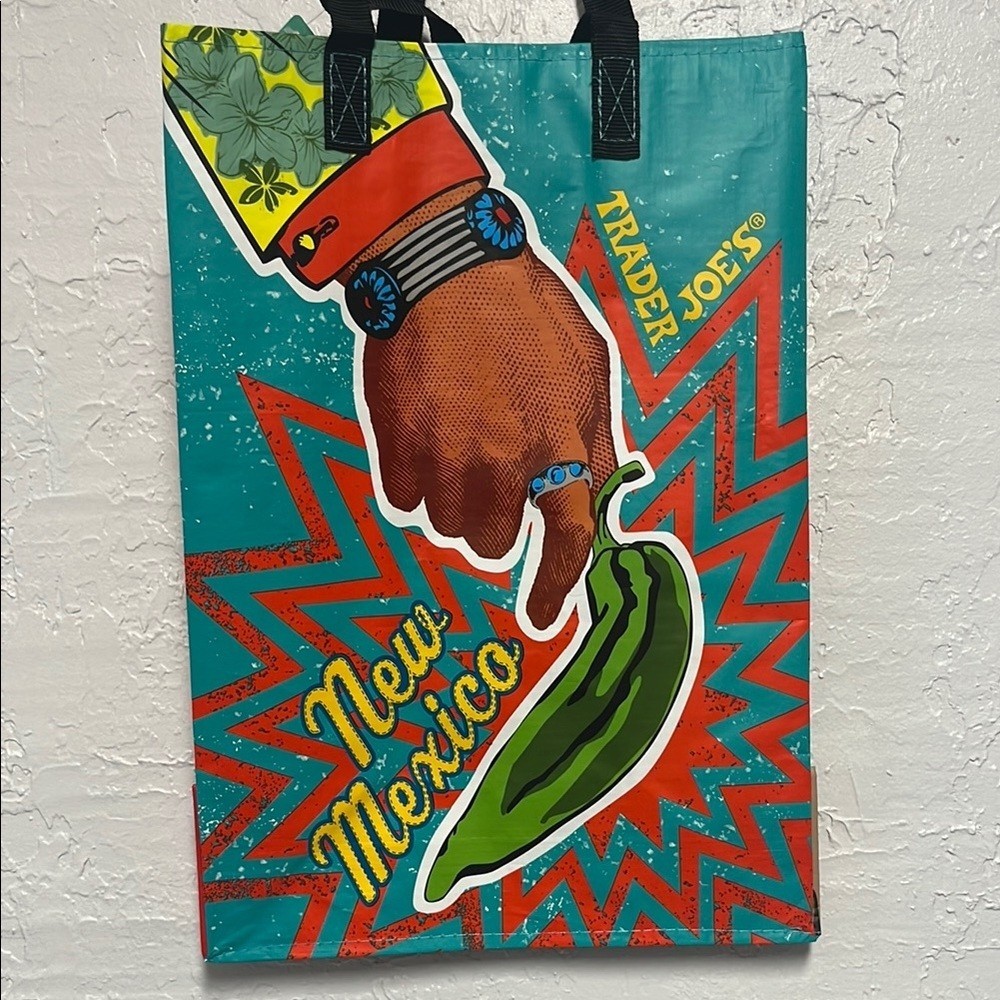 Trader Joe’s New Mexico Land of Enchantment Chile Reusable Plastic Tote …