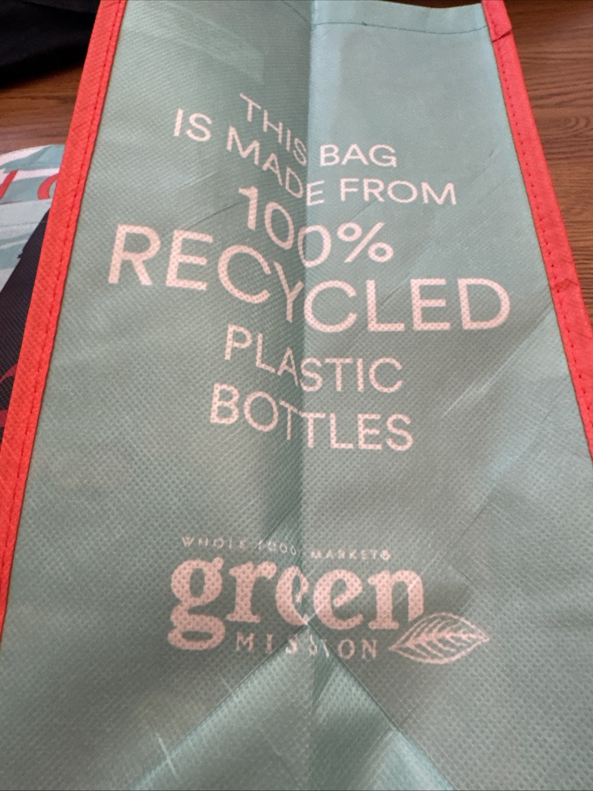 NWT Whole Foods London Tote Bag Red Bus Big Ben England UK New Travel Souvenir