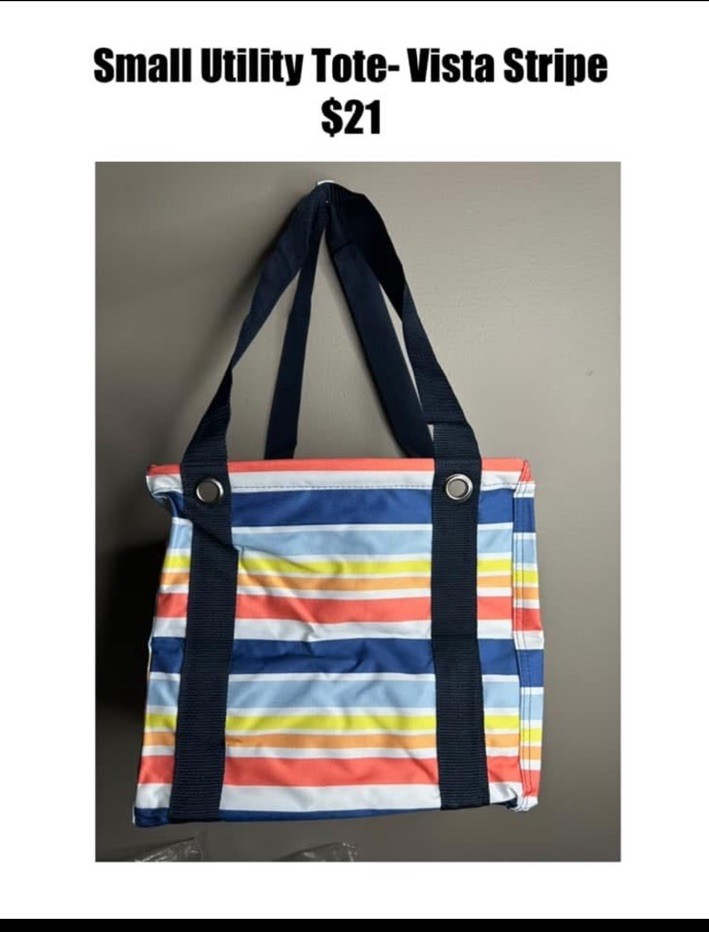 THIRTY ONE Small Utility Tote AI86 Vista Stripe