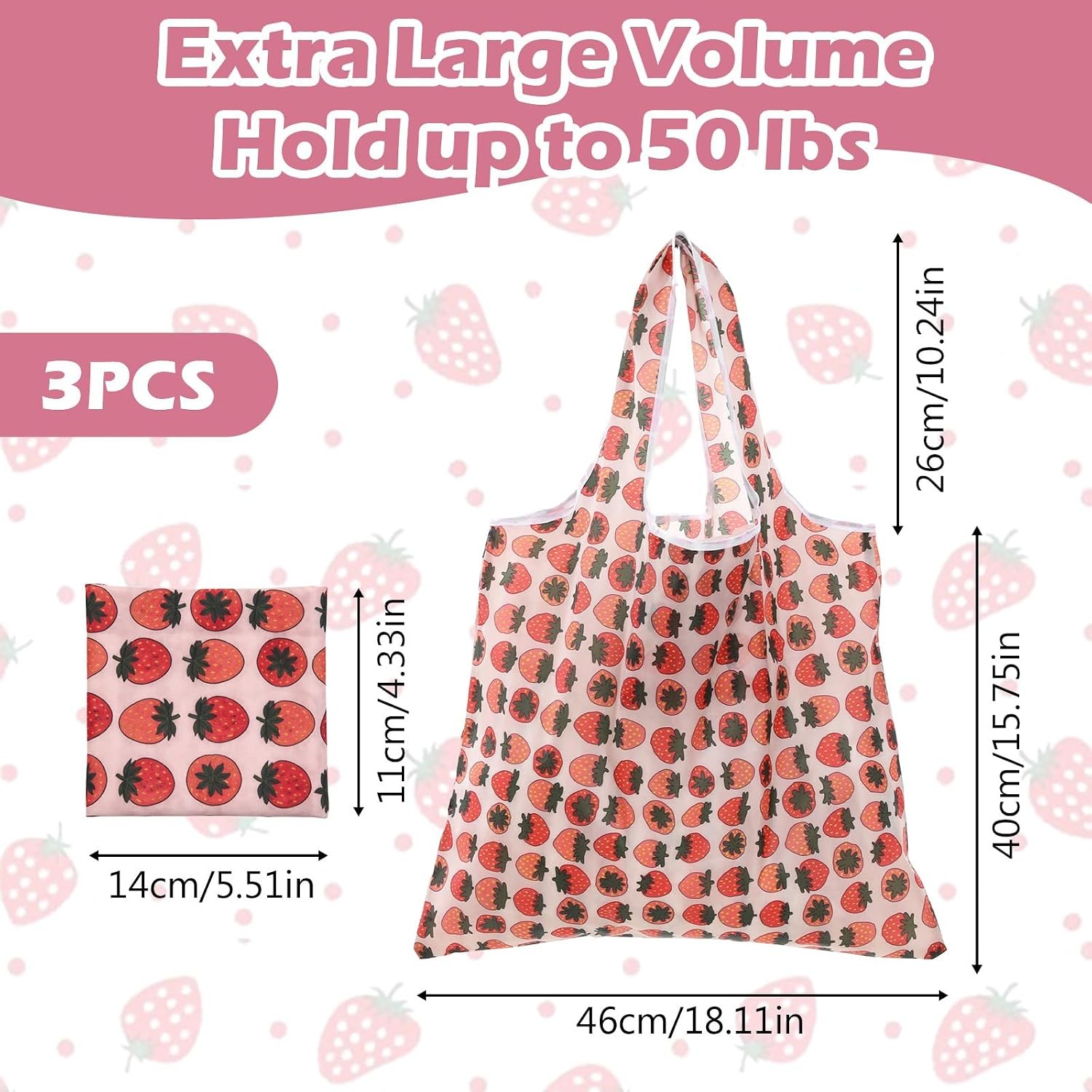 1 Pack Foldable Grocery Bag, Waterproof Reusable Shopping Bag Holder,Tote Bags N