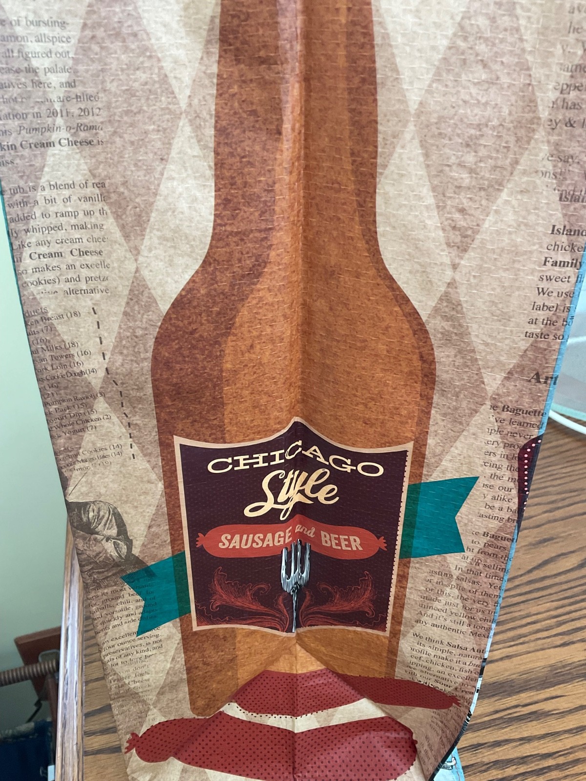 NWT Trader Joes Chicago Shopping Tote Bag