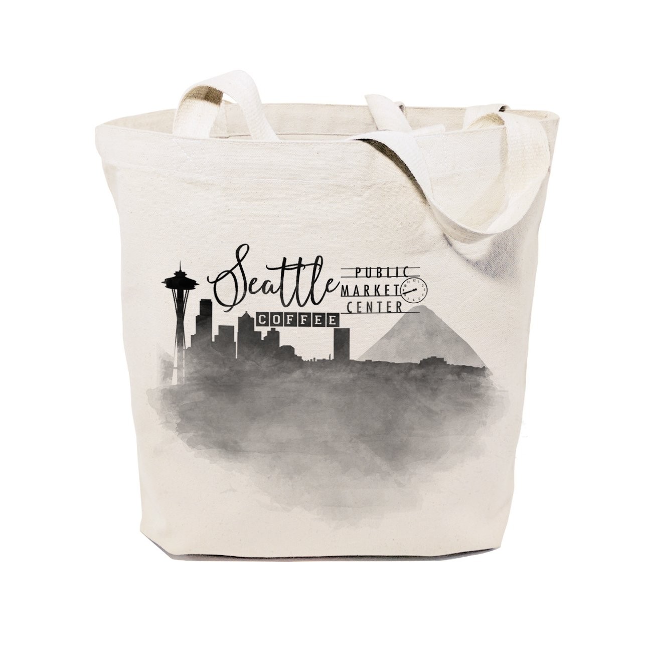 The Cotton & Canvas Co. Seattle Cityscape, Souvenir, Beach, Large,