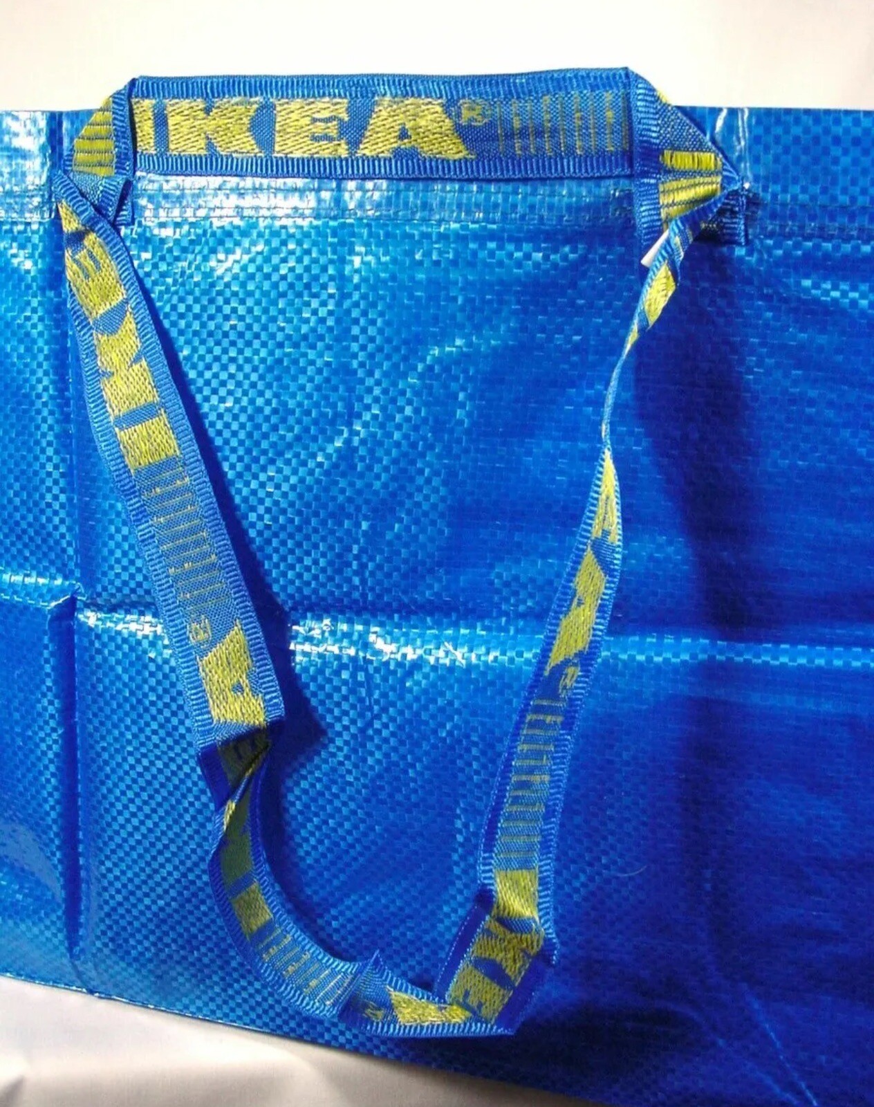 IKEA LARGE BLUE BAG Shopping Grocery Laundry Storage Tote Bags Strong FRAKTA