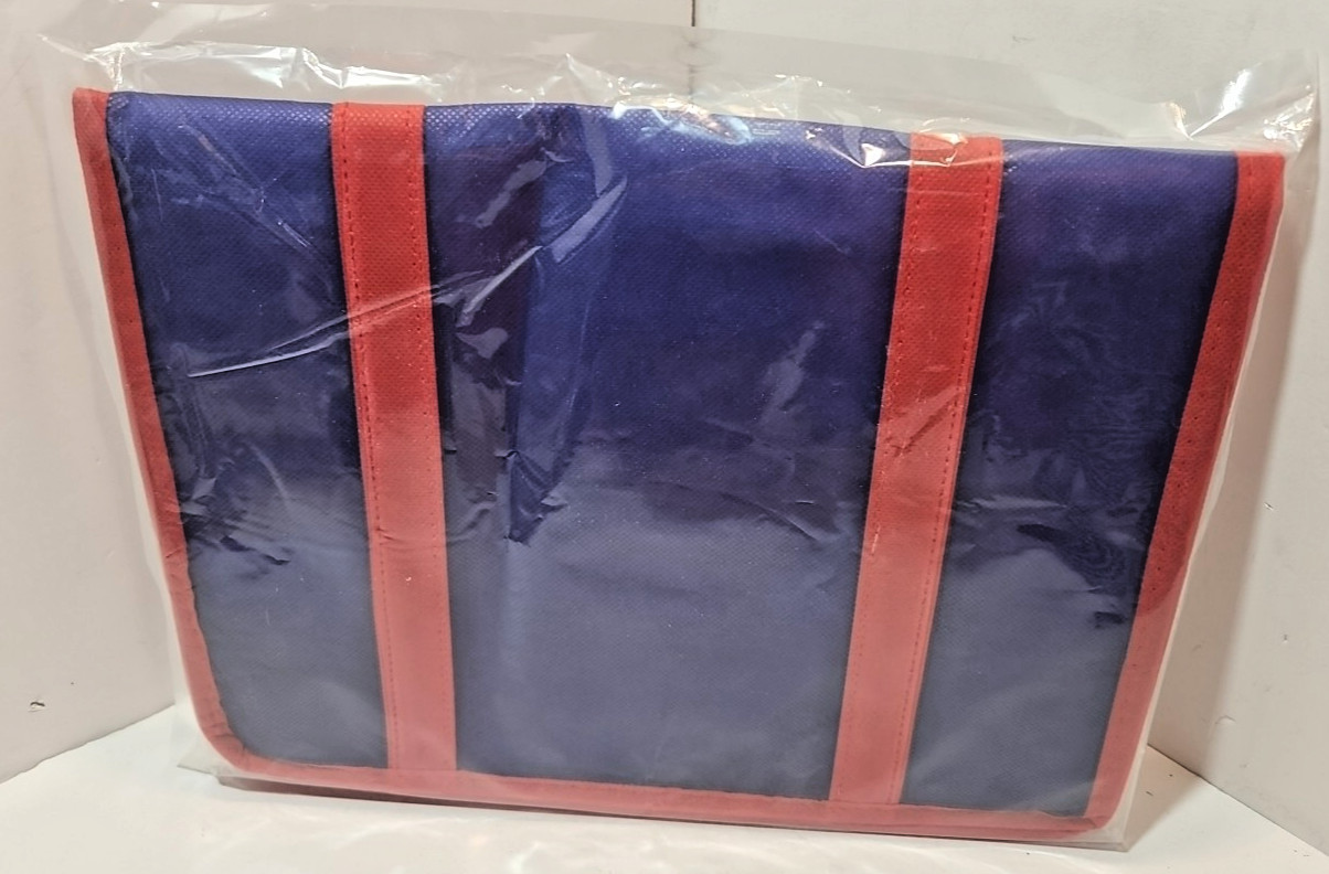 Set Of 2 USA Reusable Totes Grocery Bags Red & Blue New in Package American Flag
