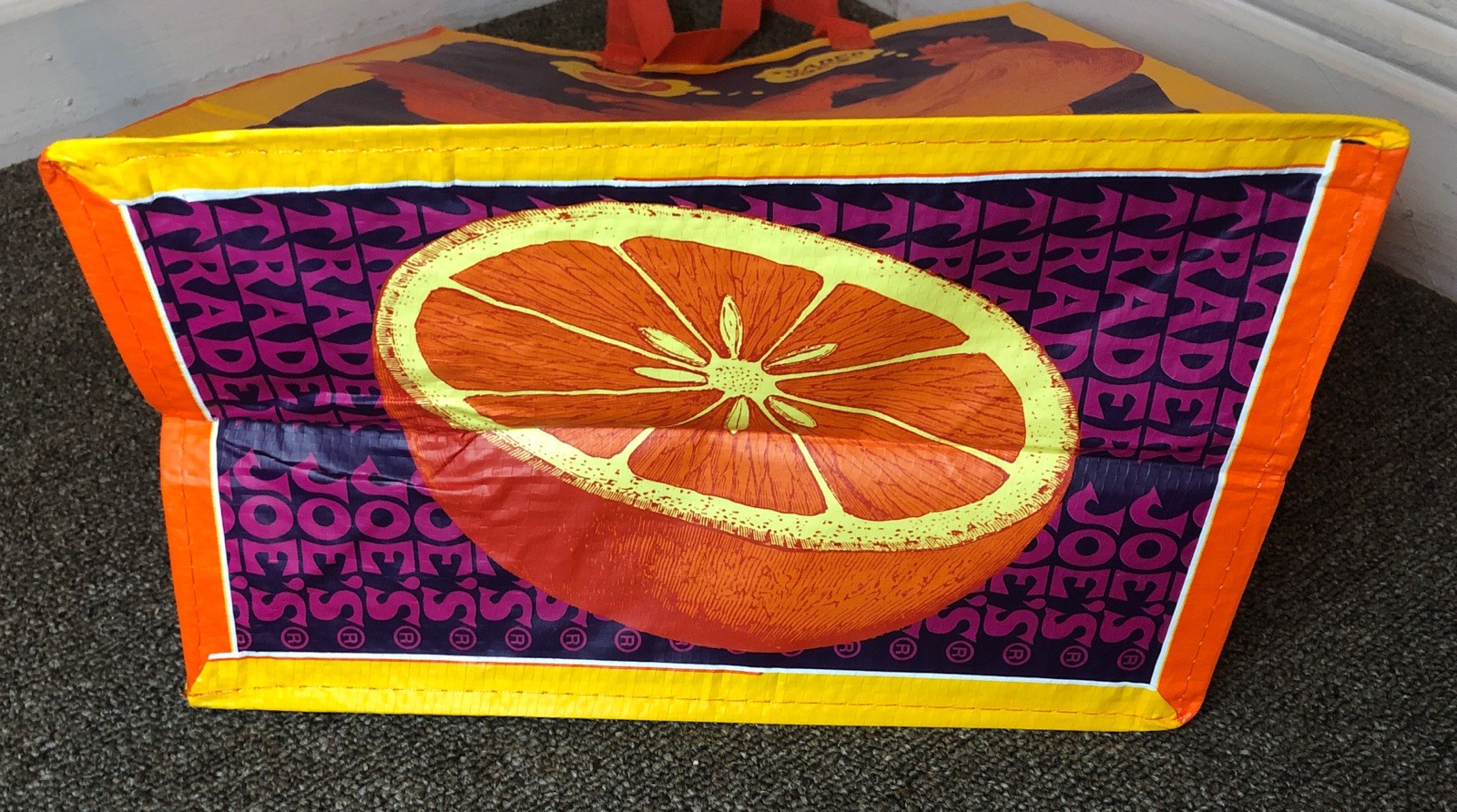 NEW Trader Joe’s Rare ORANGE CHICKEN Reusable State Mystery Bag Grocery Shopping