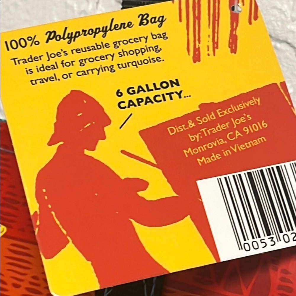 Trader Joe’s New Mexico Land of Enchantment Chile Reusable Plastic Tote …