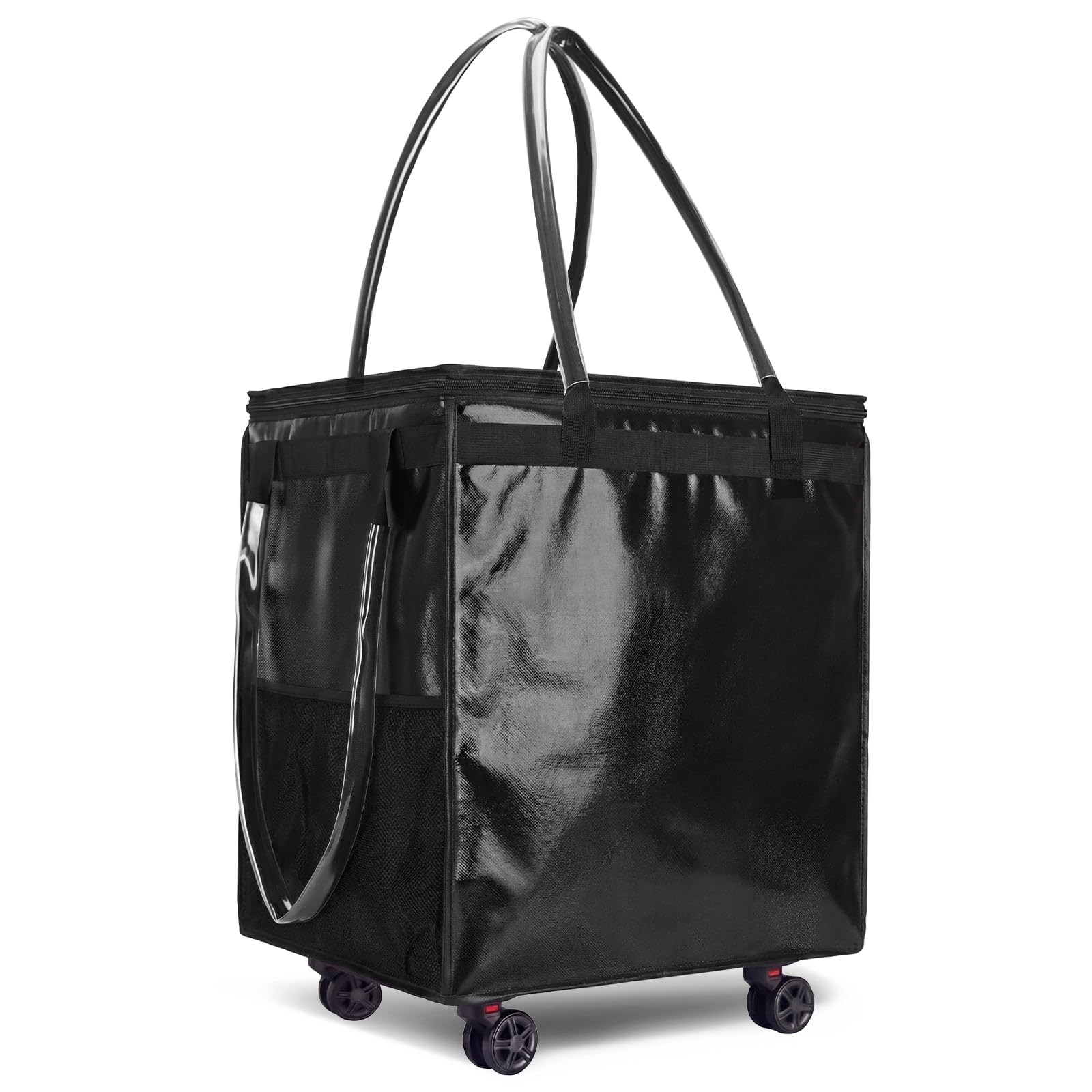 (Medium) Reusable Grocery Bag on Wheels with Upgraded -Resistant Fabric | Enh…