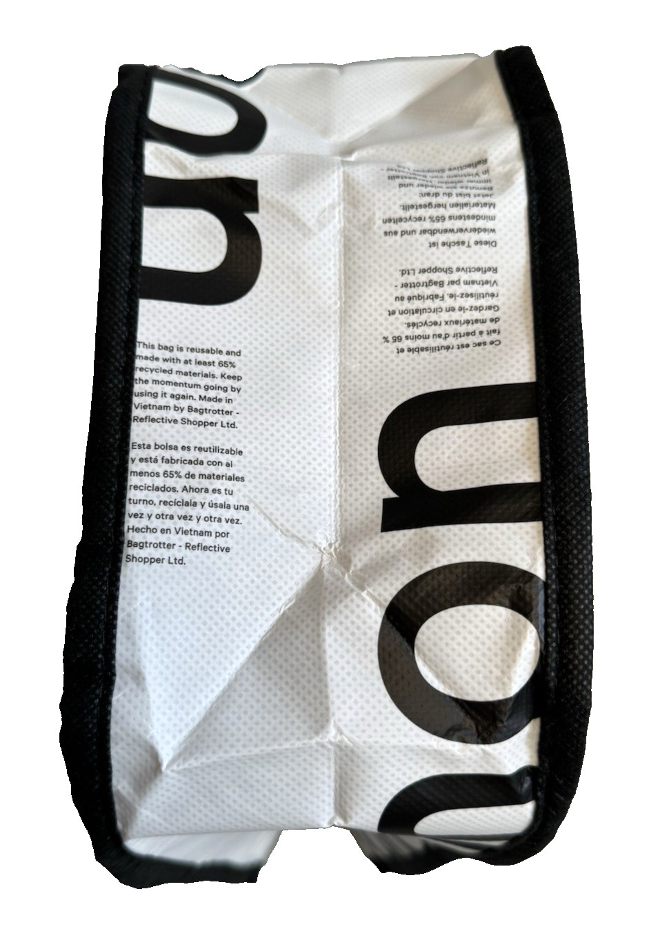 Lululemon Lot Of 2 Reusable Shopping Tote Bags Red 16″ Black 11″ Yoga Lunch Love