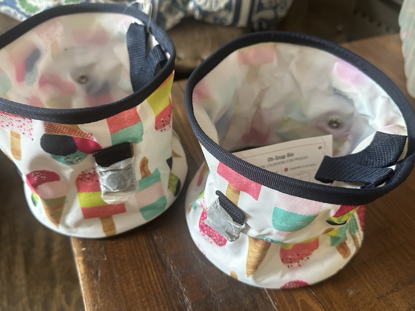 2 Thirty One 31 Retired OH-SNAP BIN in SWEET SPRINKLES – New With Tags