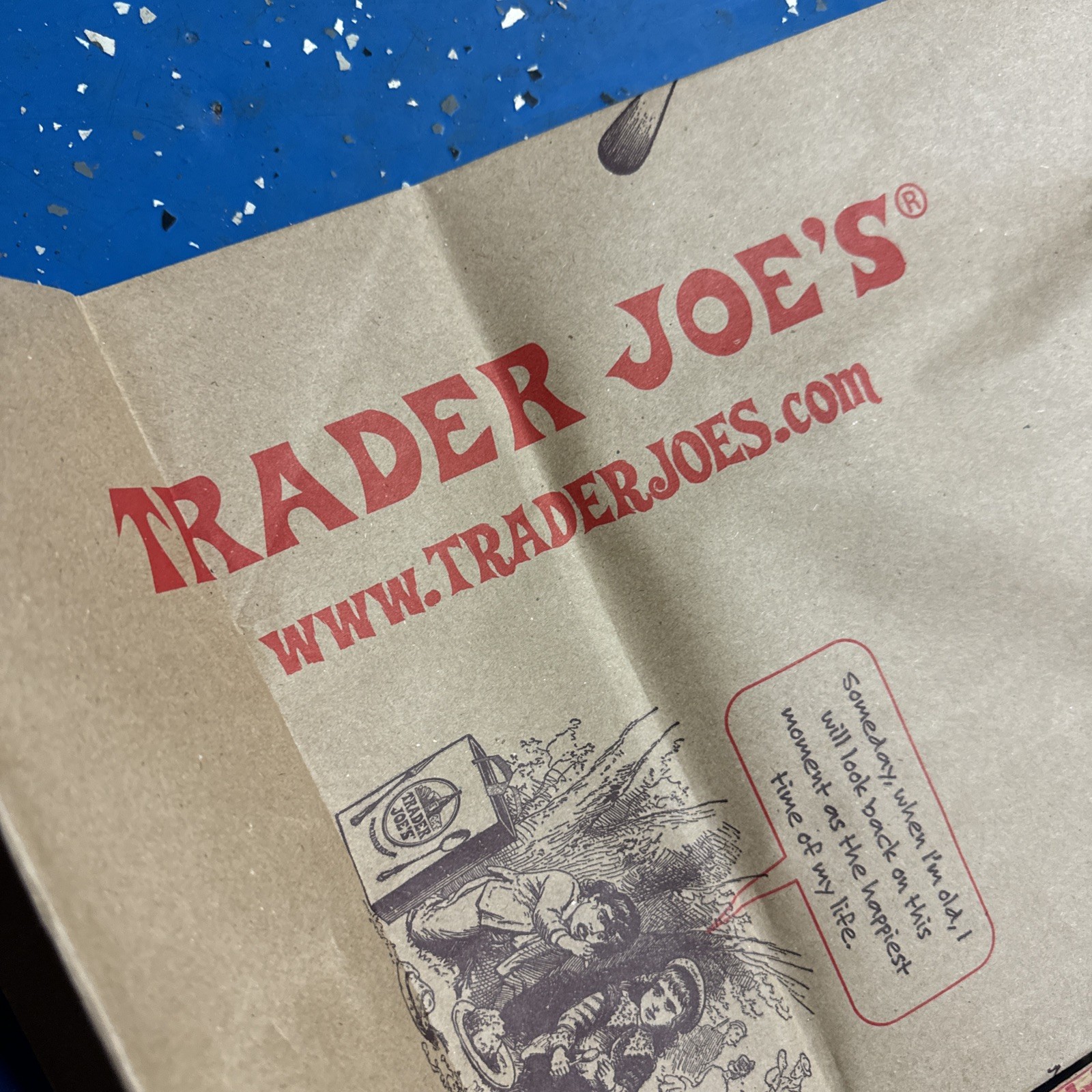 Trader Joe’s Large Paper Shopping Bag OEM Limited Recycle Earth (6) Pack