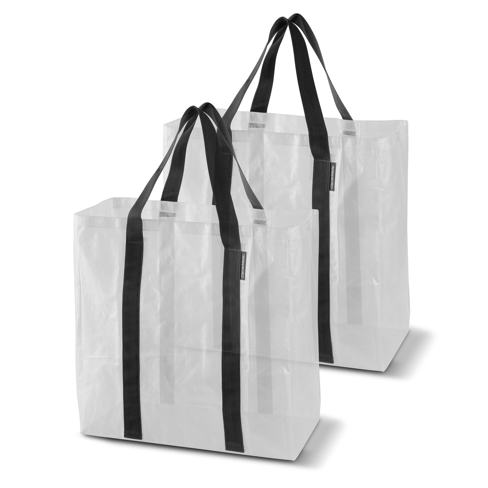 2 PCS Tall Frakta Reusable Grocery Tote 42L Collapsible Storage Organizer