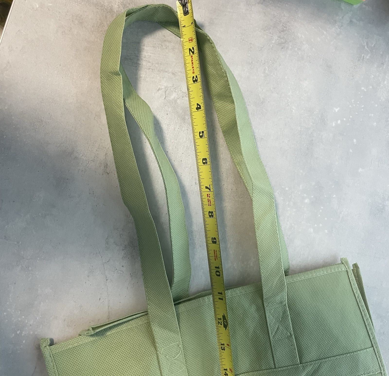 Curves Tote Bag Green Purple Reusable Shopping Bag Handles Eco Large RARE Ladies