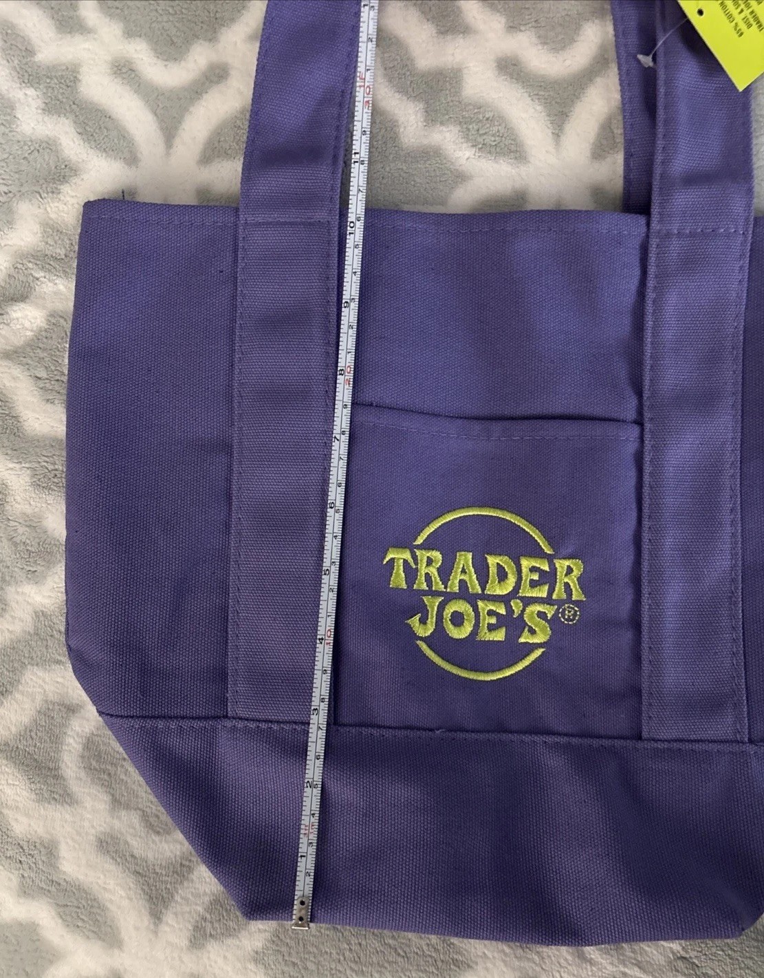 Trader Joe’s Purple Mini Canvas Trick or Treat Tote Bag