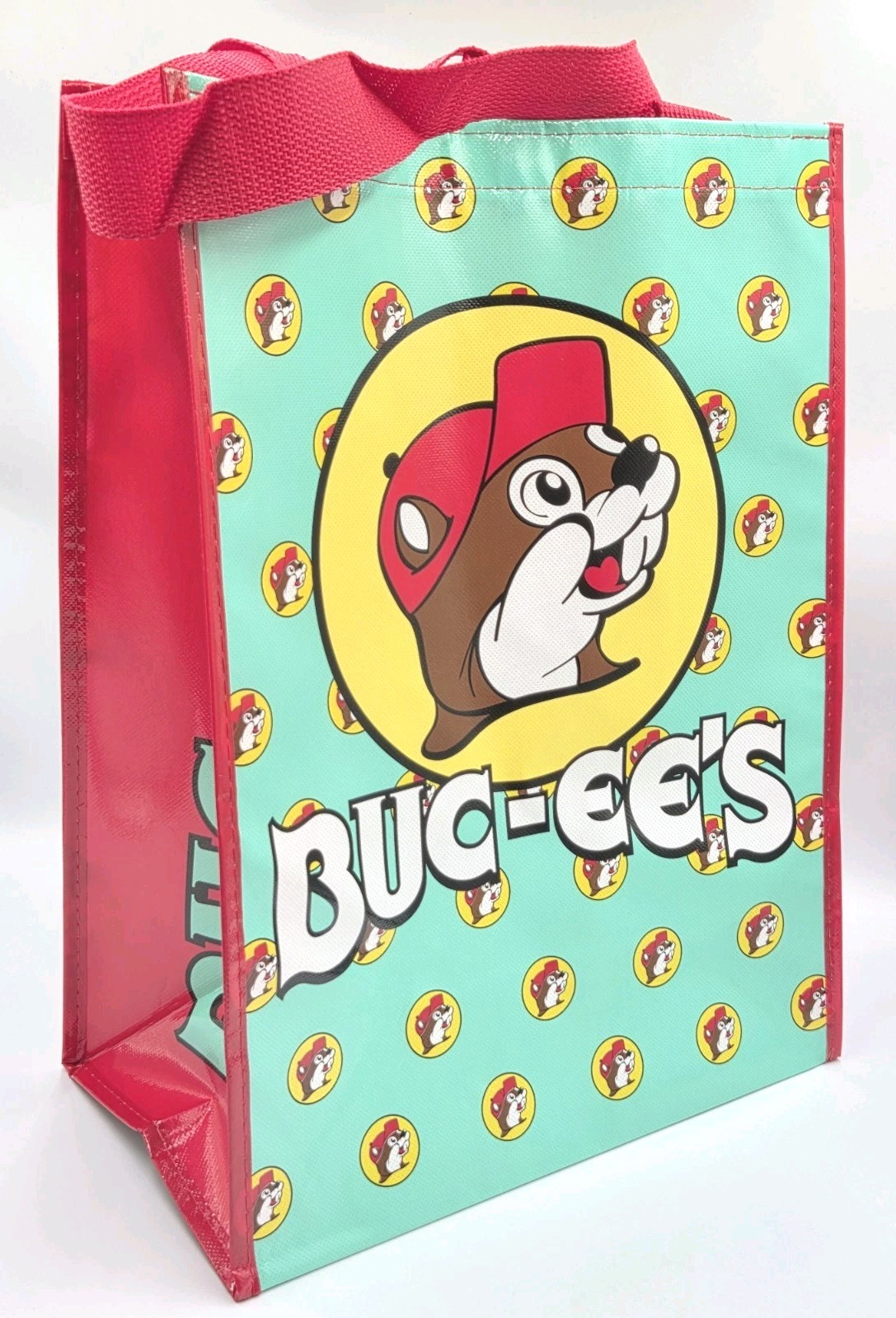 Brand New Limited Edition Buc-ees Bucees Reusable Shopping Tote Bag Beaver Logo