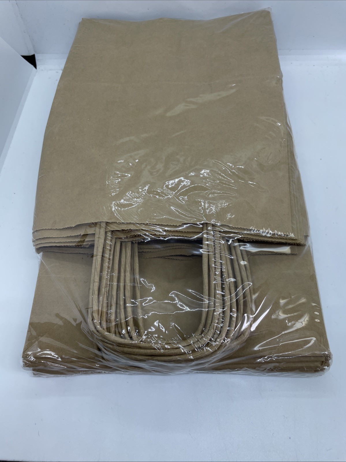 Kraft Paper Shopping Gift Bag w Handles Lot of 25 – 8.5 x 4.5 x 10.5 in Brown FS