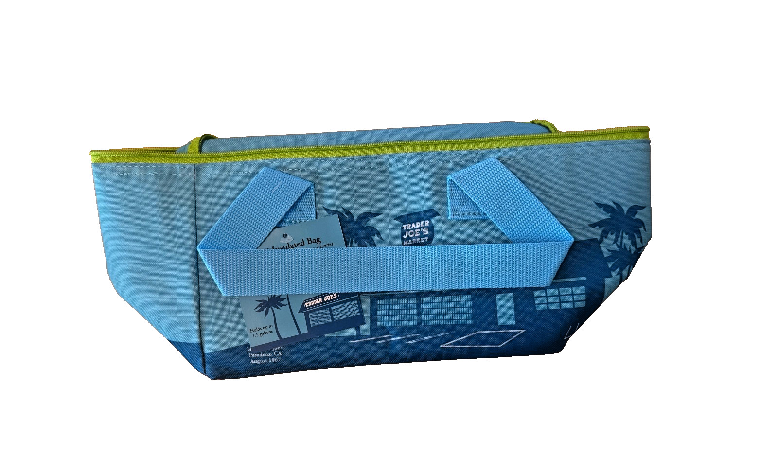 New Trader Joe’s Mini Insulated Bags PEACH & BLUE Set of 2 ** LIMITED EDITION**