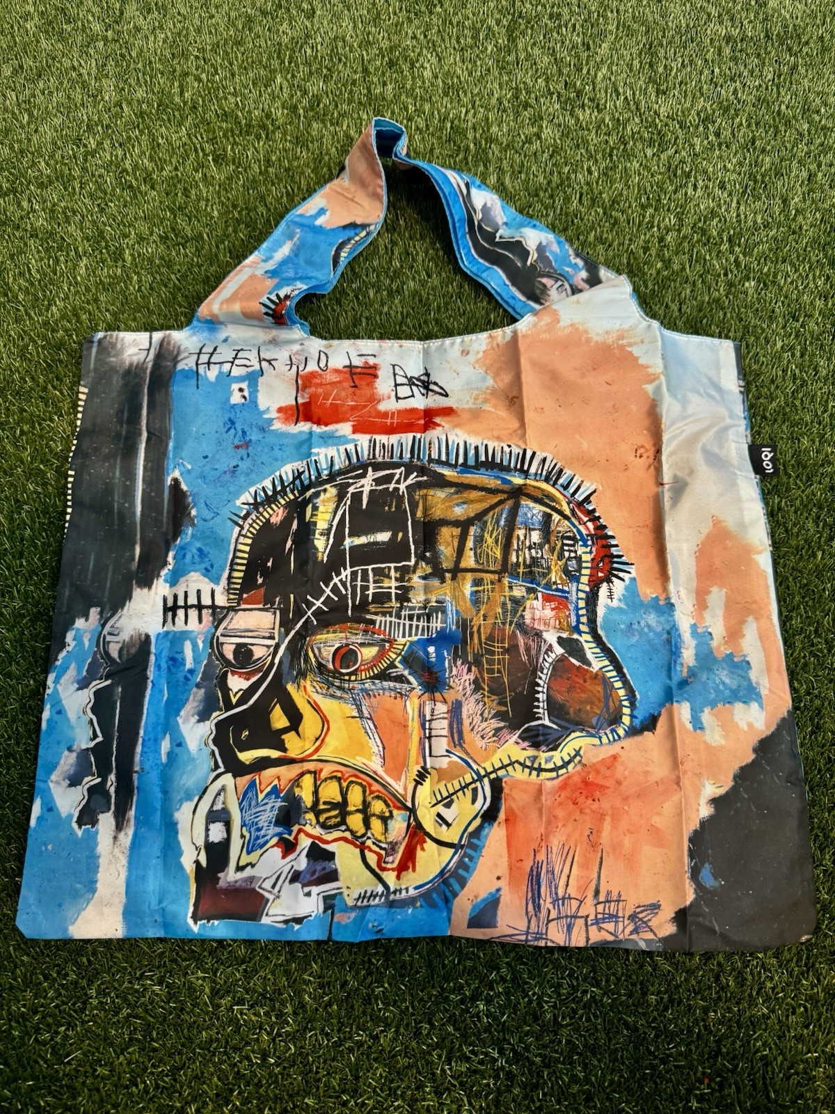LOQI Tote Bag Jean-Michel Basquiat “Untitled (1982)” Skull – Museum Collection