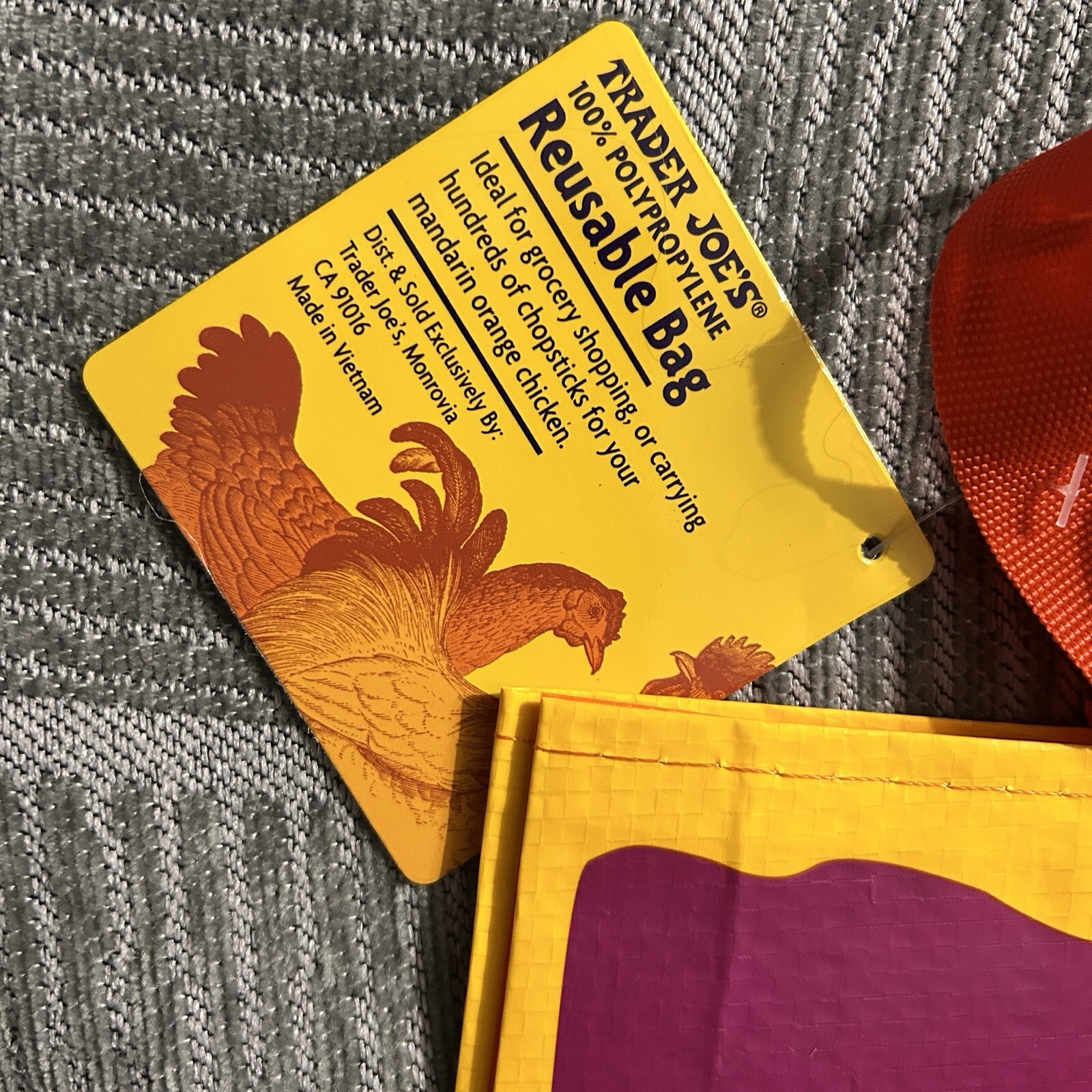 RARE Trader Joe’s Orange Chicken Reusable Bag