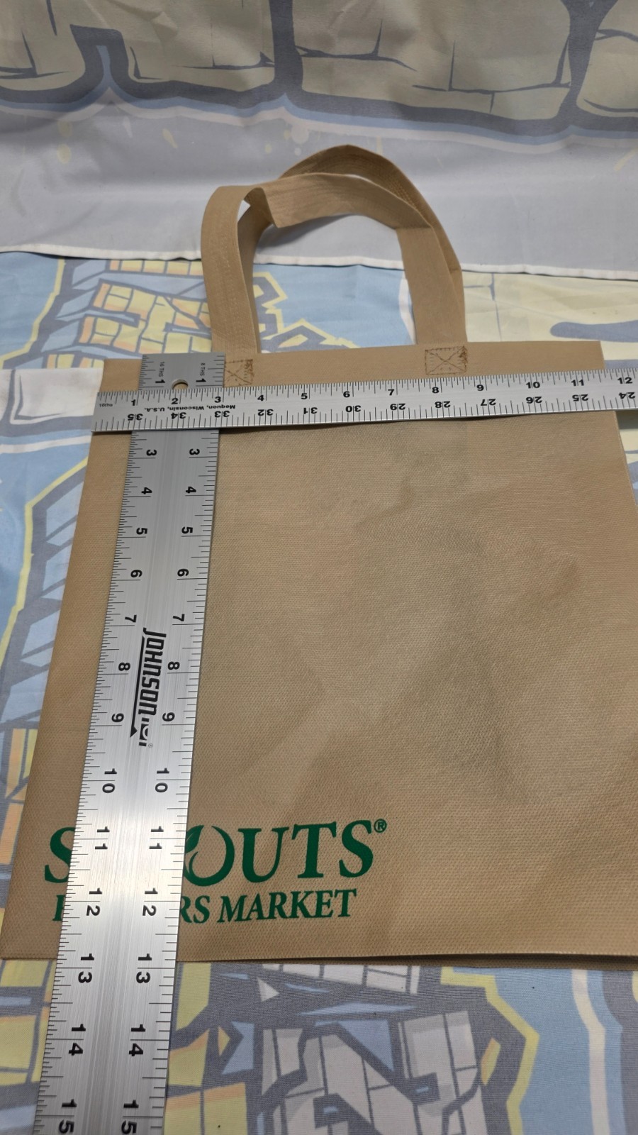 Sprouts Farmers Market Bag LOT OF 4 Reusable Tote Handles Brown ECO Friendly