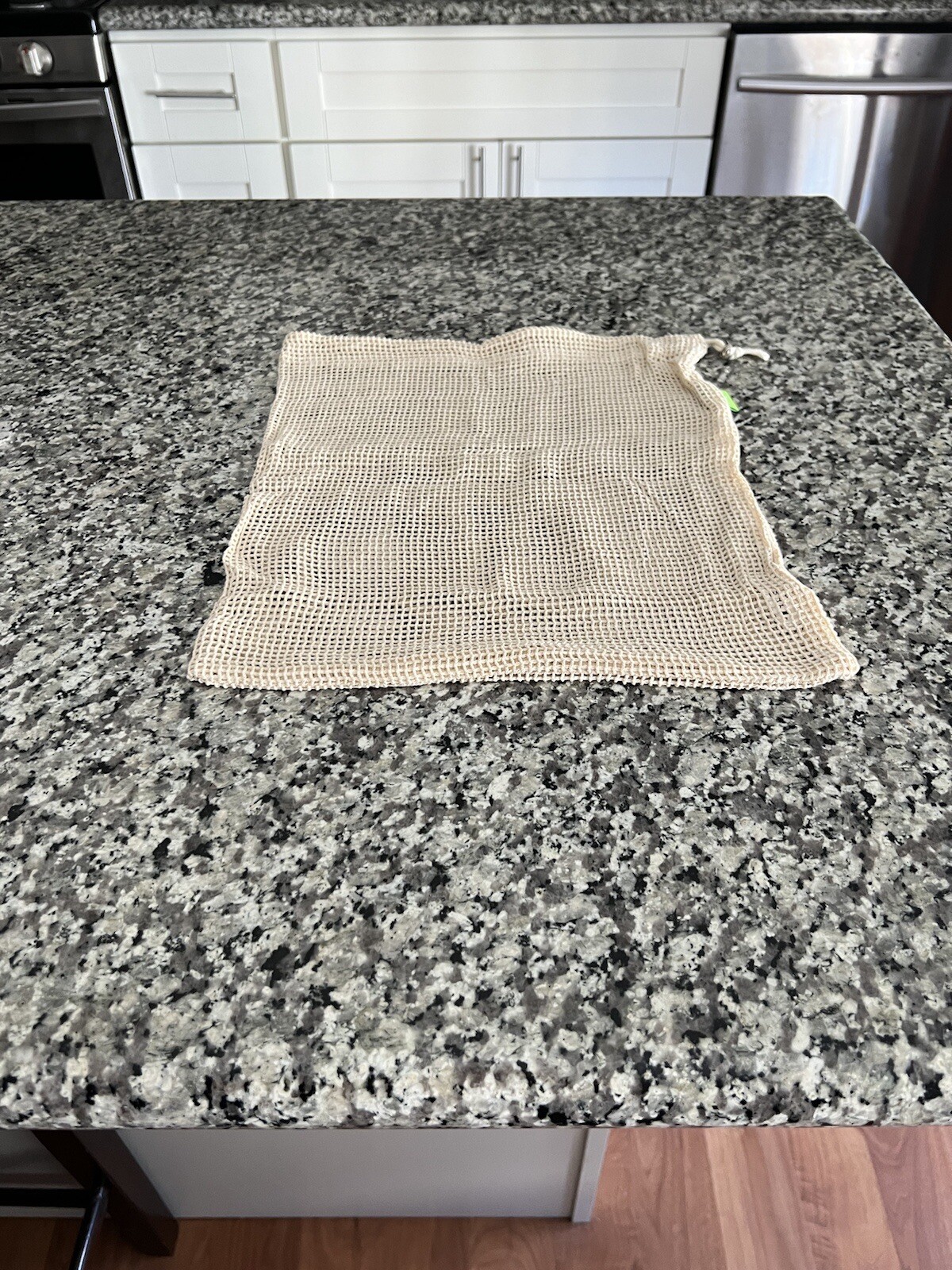 Organic Produce Bag Mesh 100% Cotton (17”x12.7”)(43.5cmx32.5cm) Natural Reusable