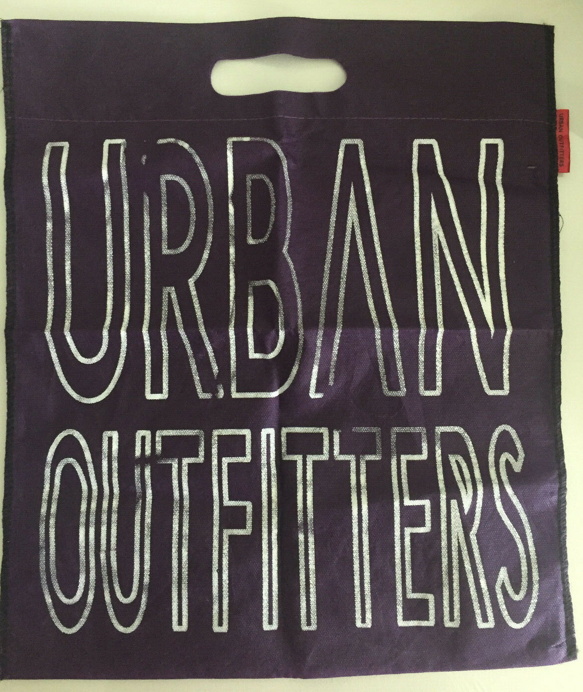 Urban Outfitters Reusable Bag Eco Tote Purple Fabric New 17″ x 14″ x 0.5″ NEW *