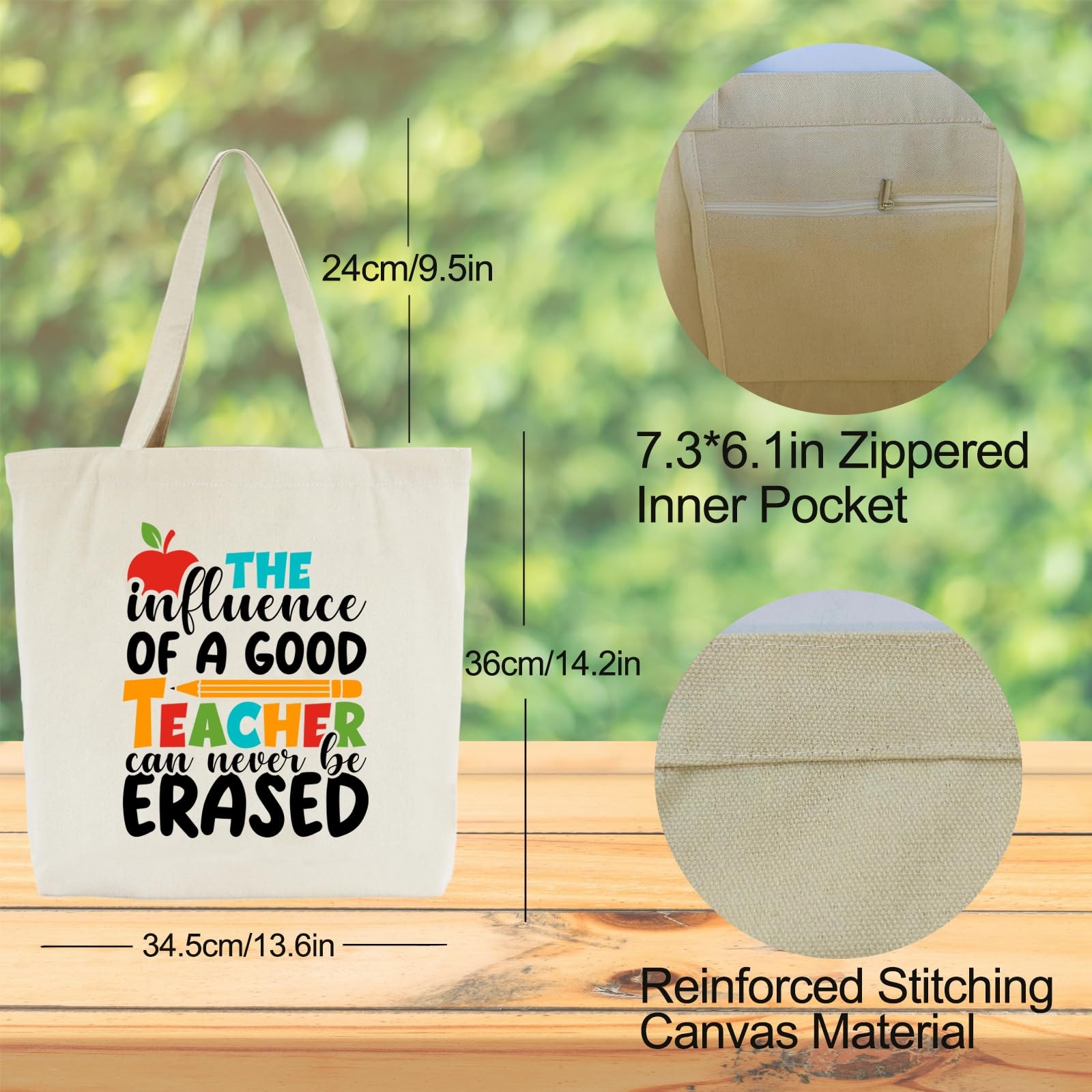 Teacher Tote Bags for Kitchen Shopping Travel, End of Year Gifts for , Funny …