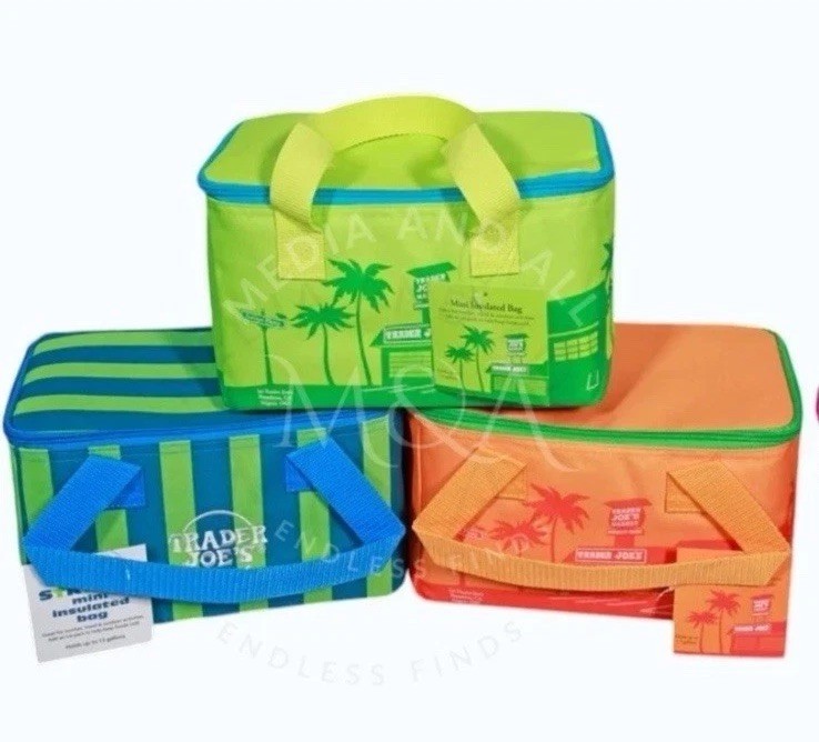 Trader Joes 2026 Mini Insulated Tote Summer Fun Lunch Bag Sold Separately