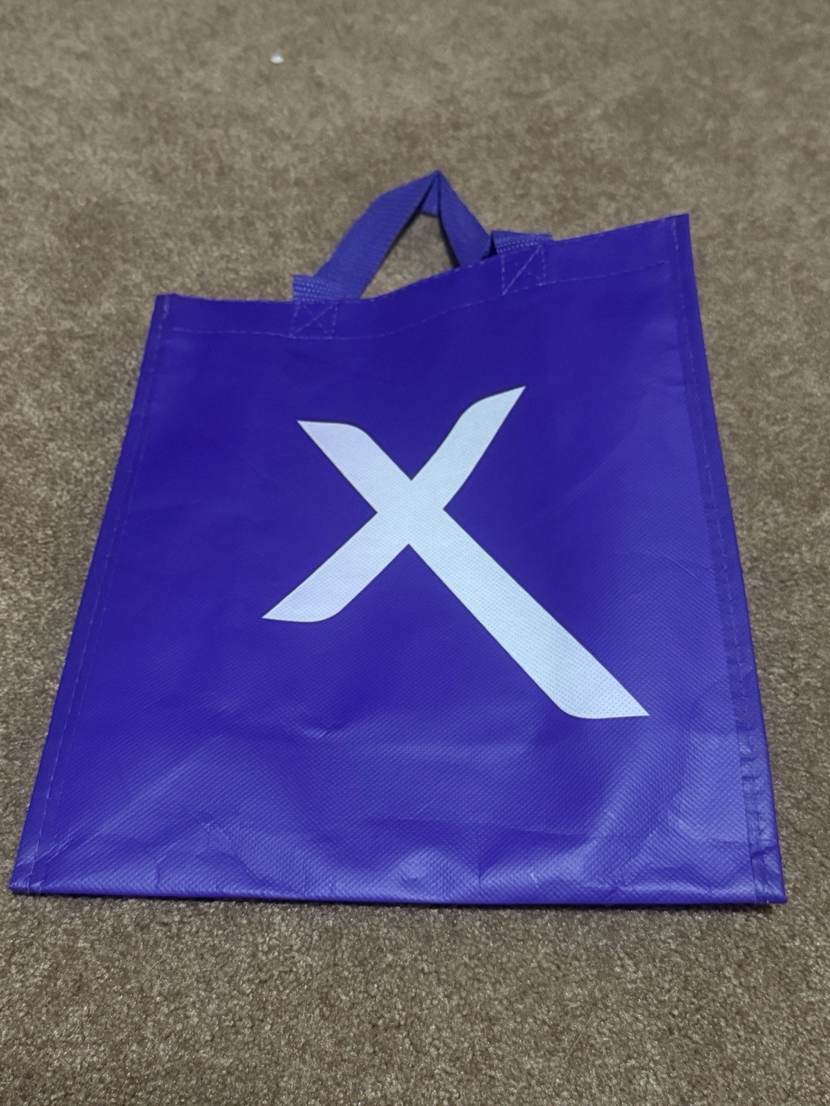 Xfinity Purple Reusable Tote Bag Non-Woven Shopping Promotional