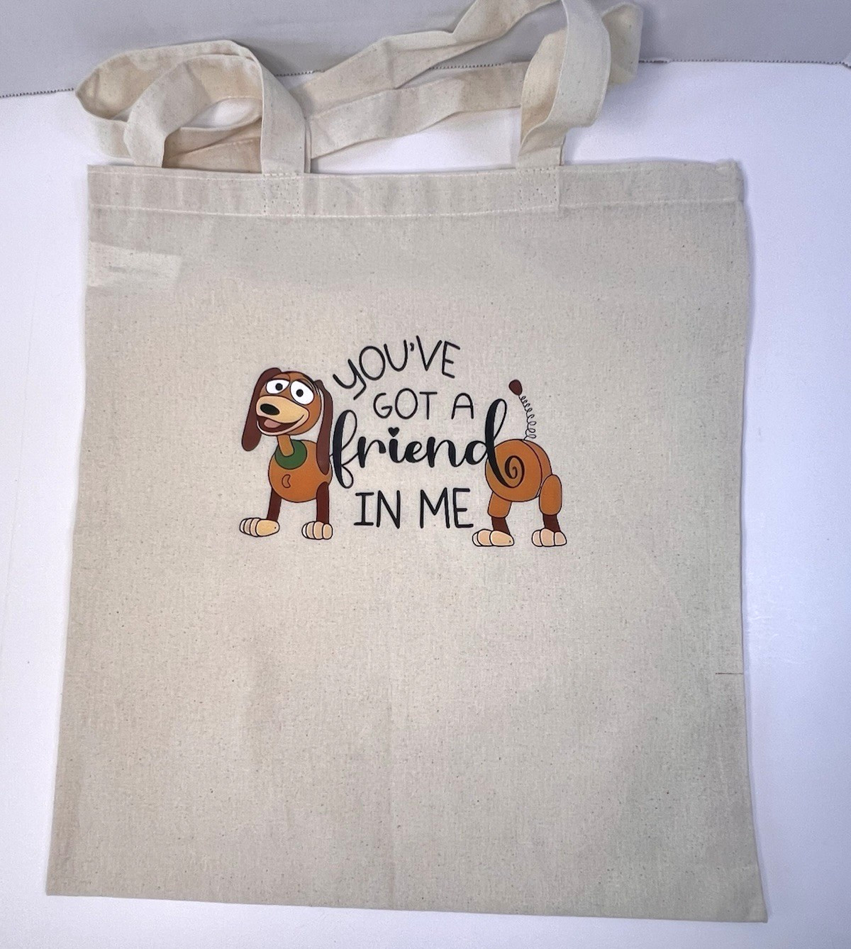 Lot of 9 Unbranded Disney Themed Reusable Fabric Totes