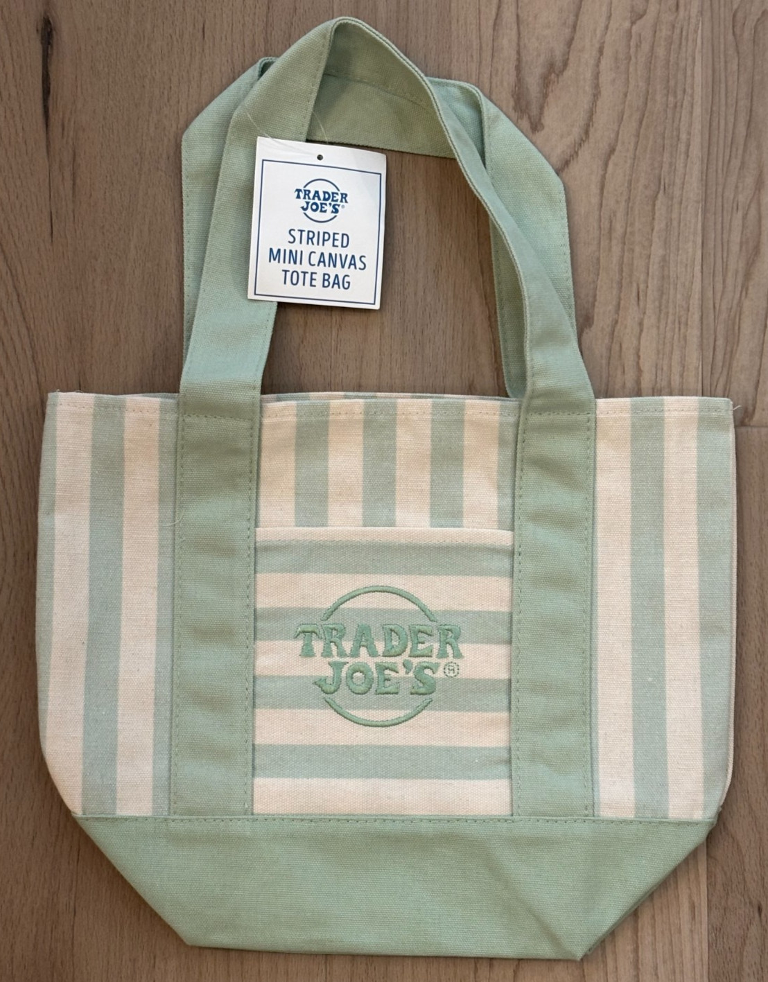 Trader Joe’s Striped Canvas Mini Tote Bag Set 4 Colors Summer 2026 LIMITED