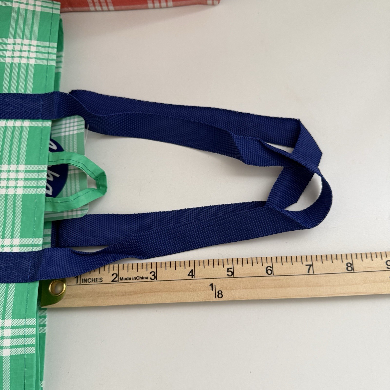 (3) Hawaii Foodland Reusable Gift Shopping Bag Tote Palaka (Plaid) Aloha Friday