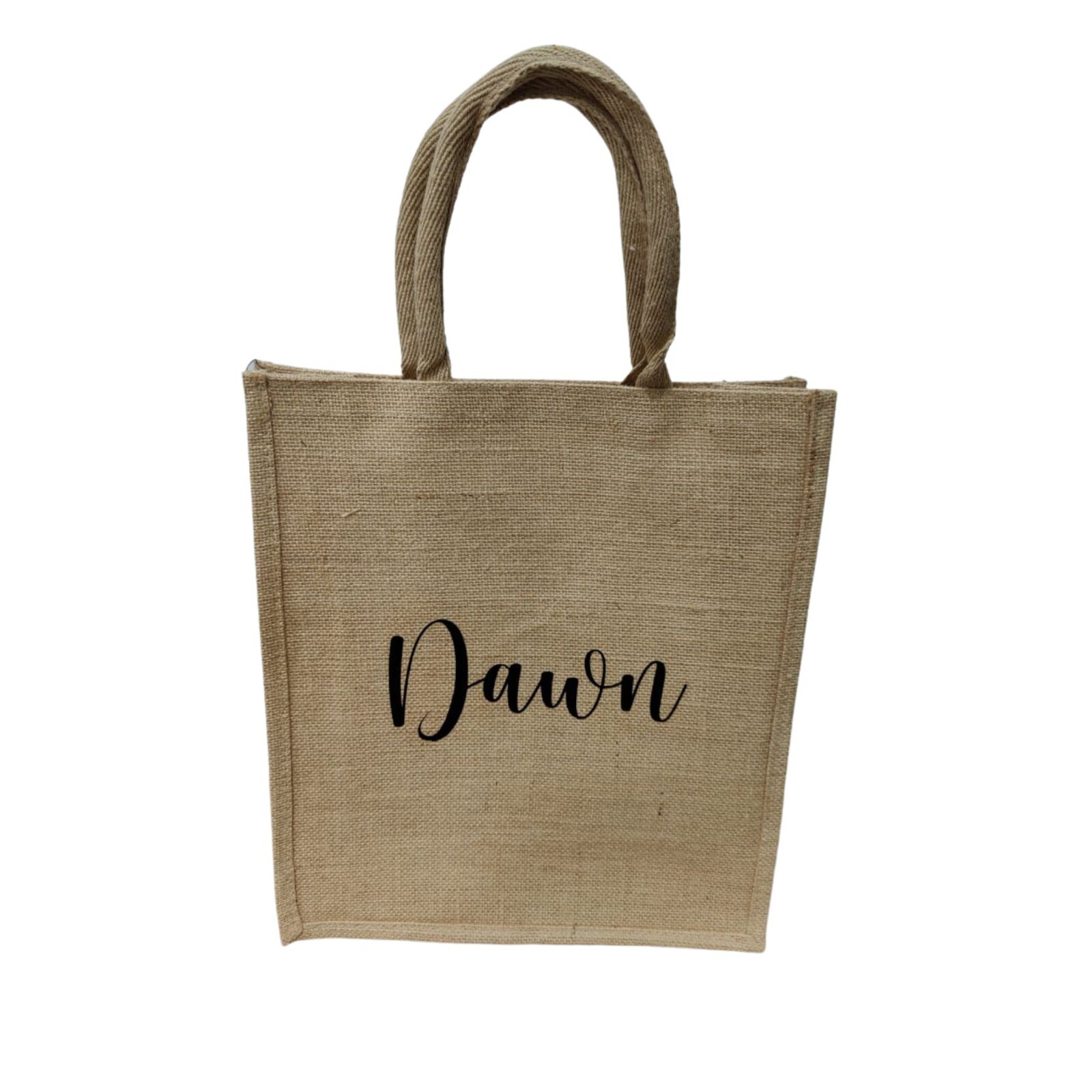 Eco-Chic Companion Spacious Cotton Padded Handle Indian Jute Shopping Bag