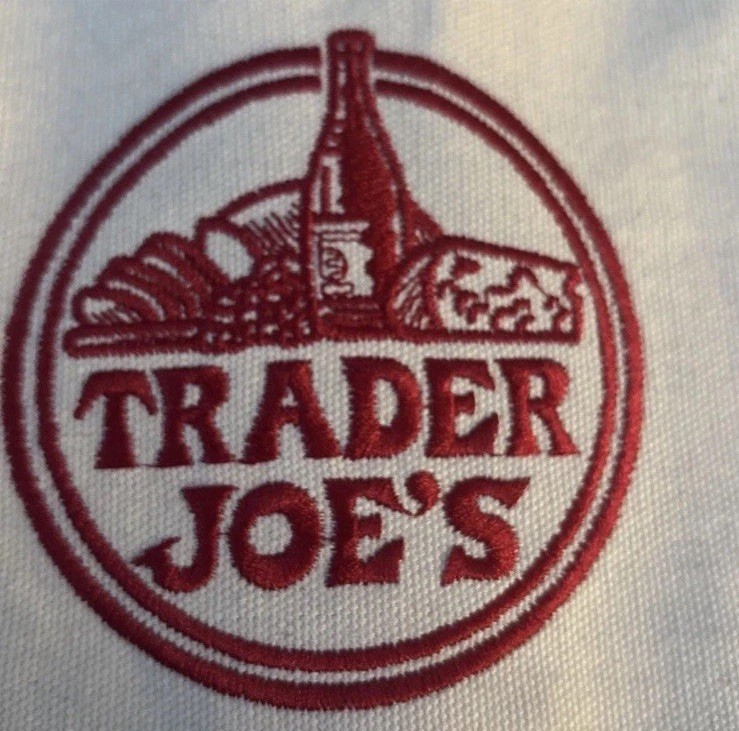 TRADER JOE’S LARGE CANVAS COTTON REUSABLE LARGE GREEN FARMERS MARKET TOTE NWT