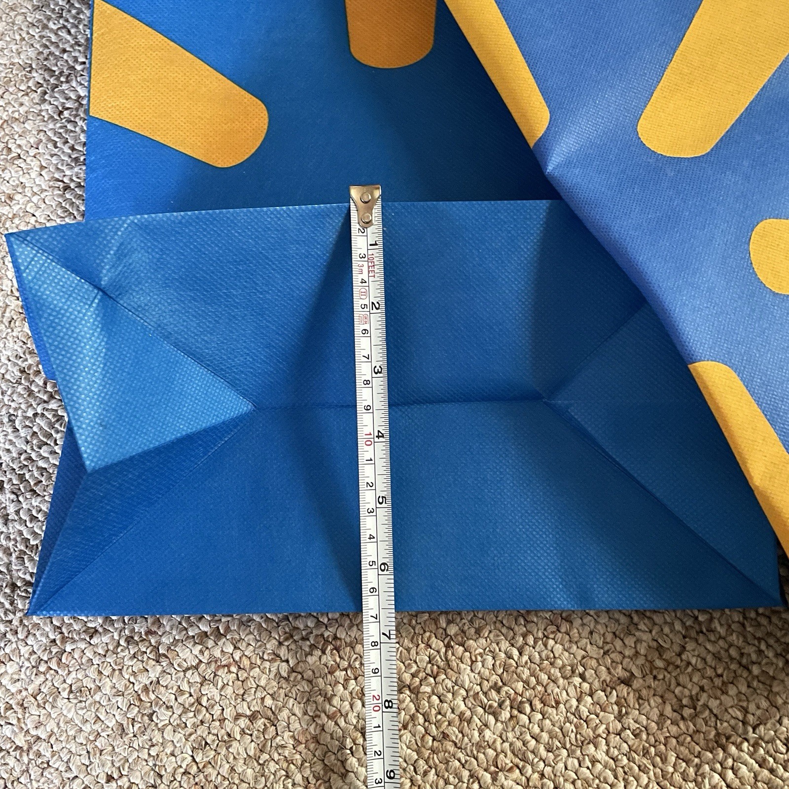 4 Pieces Walmart Reusable Shopping Bag Recycle Groceries Bag Blue