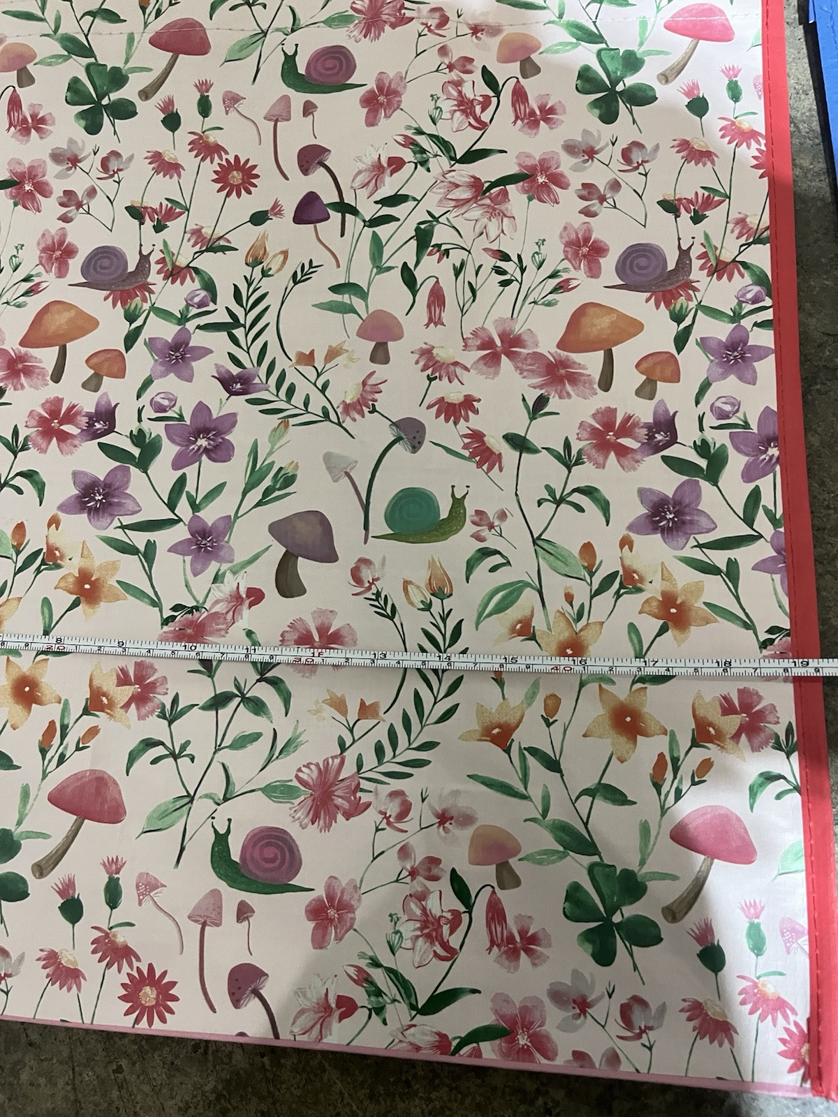 Lot Of Two TJ MAXX REUSABLE SHOPPING TRAVEL TOTE BAGS Floral Fish As Shown