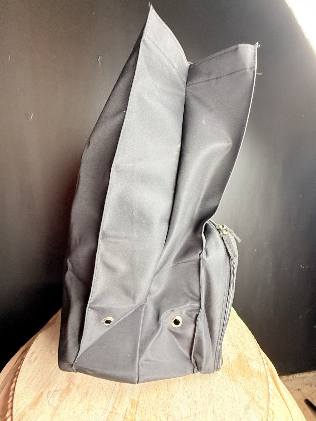 TOTES Cart-in-a-tote Large Wheeled Bag Shopping Travel Black Collapsible
