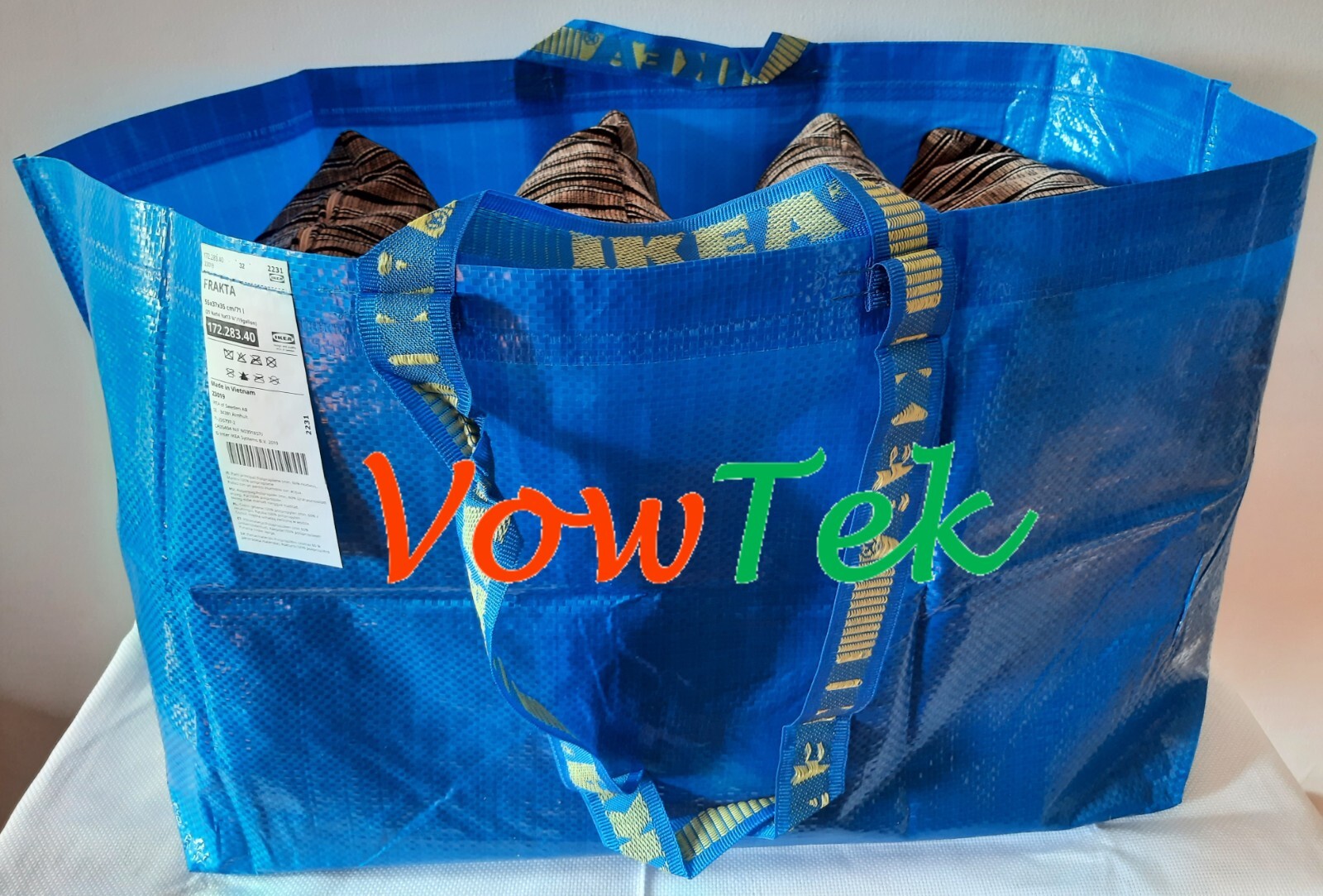 4 IKEA SHOPPING BAG NEW LARGE REUSABLE LAUNDRY TOTE GROCERY STORAGE FRAKTA deal