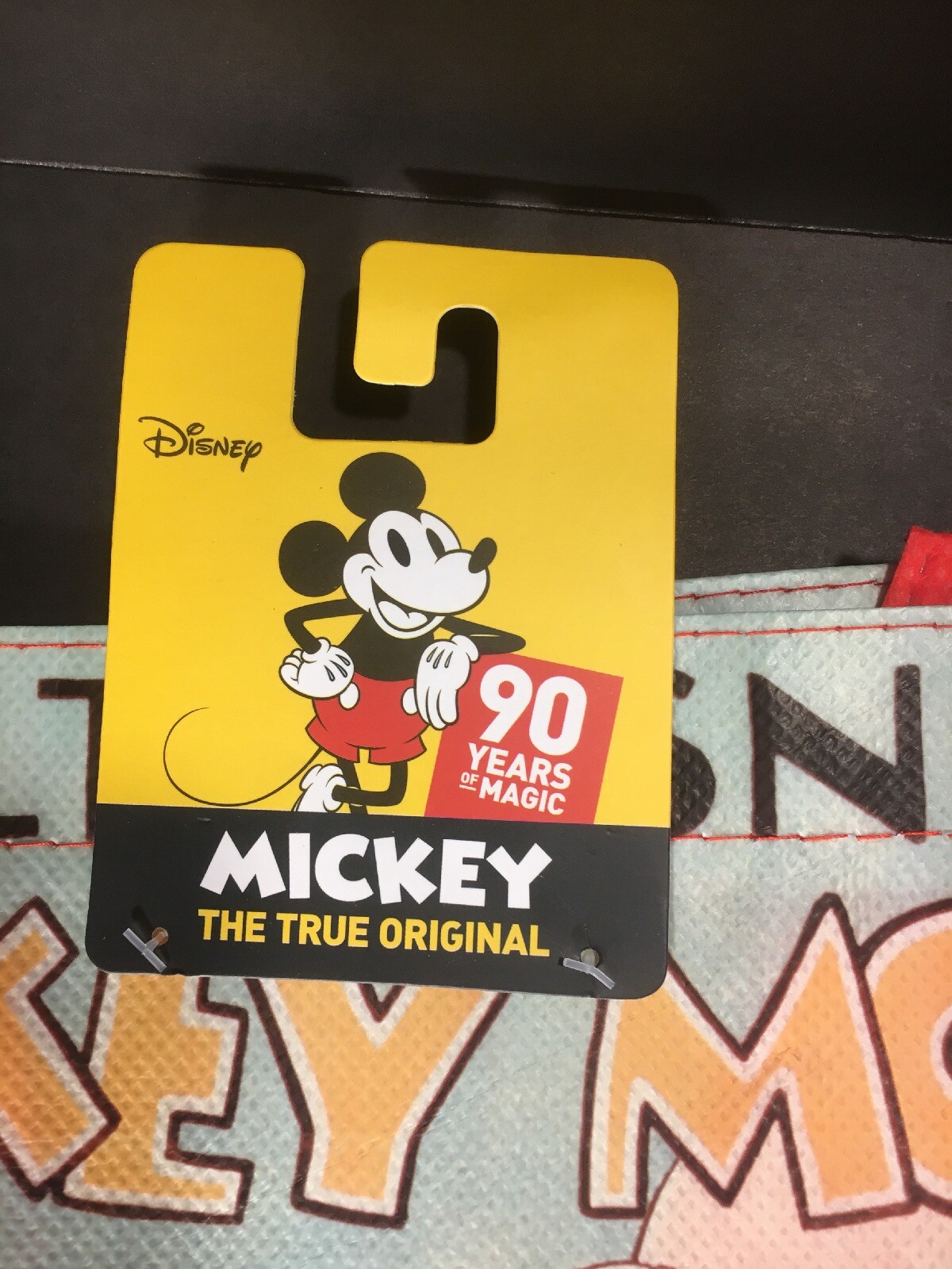 Walt Disney Mickey Mouse & Captain Marvel Reusable Tote Bags NWT 2 Pack