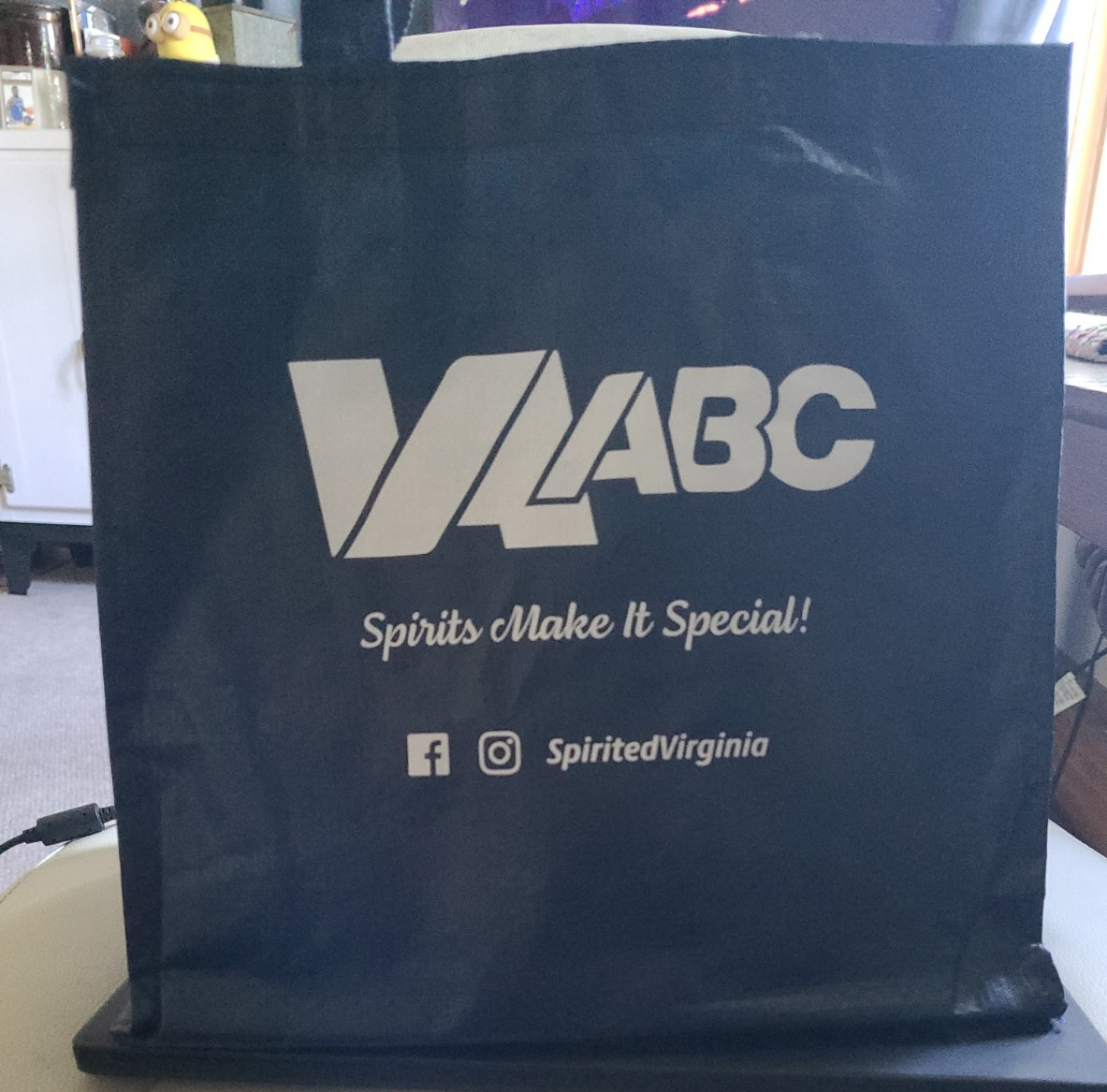 Virginia ABC Gift Bag 11″x11″x7″ Spirited Virginia Envi Reuseable Travel Tote