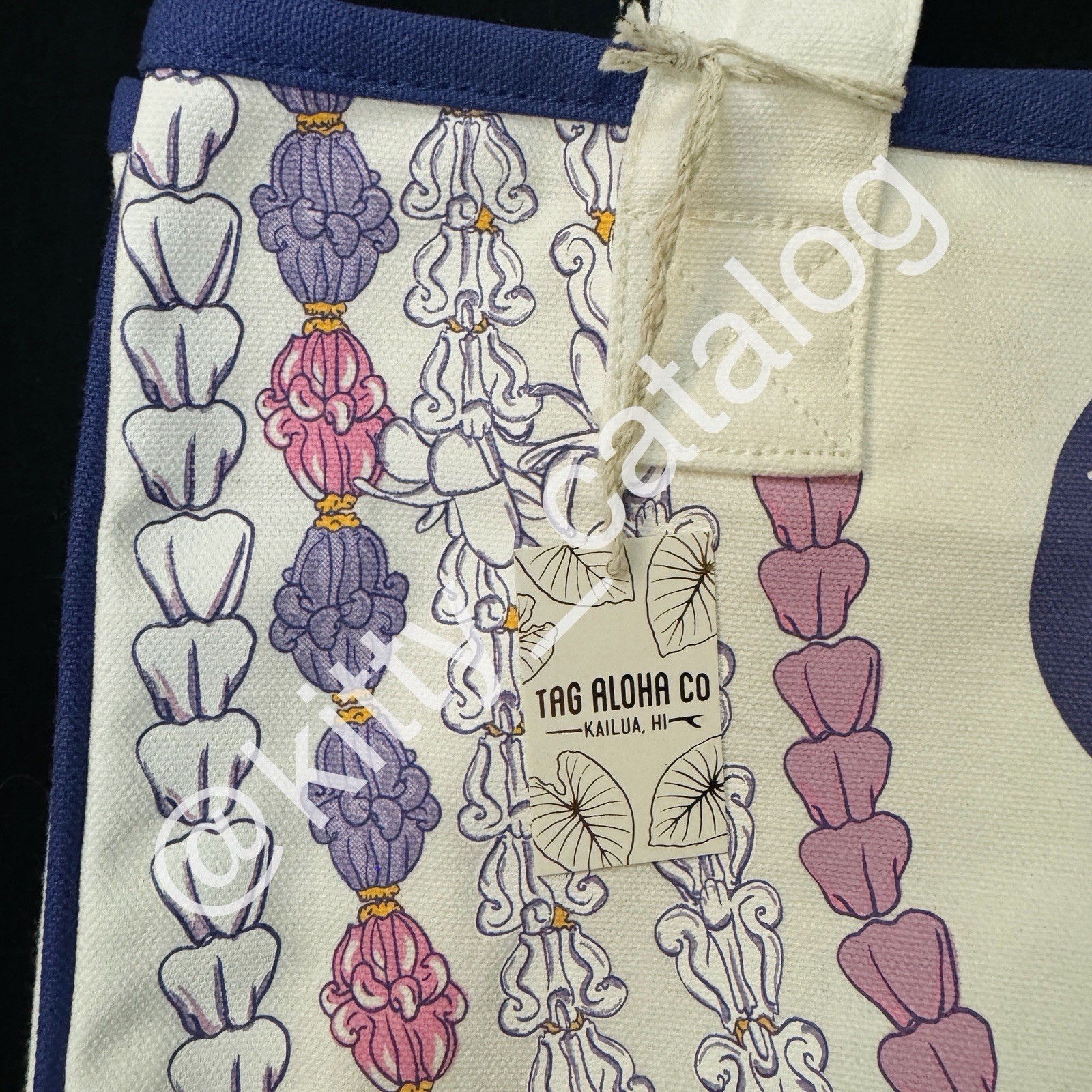 Whole Foods x Tag Aloha Company: Rope Tote Crown Flower Bag, Hawaii Exclusive