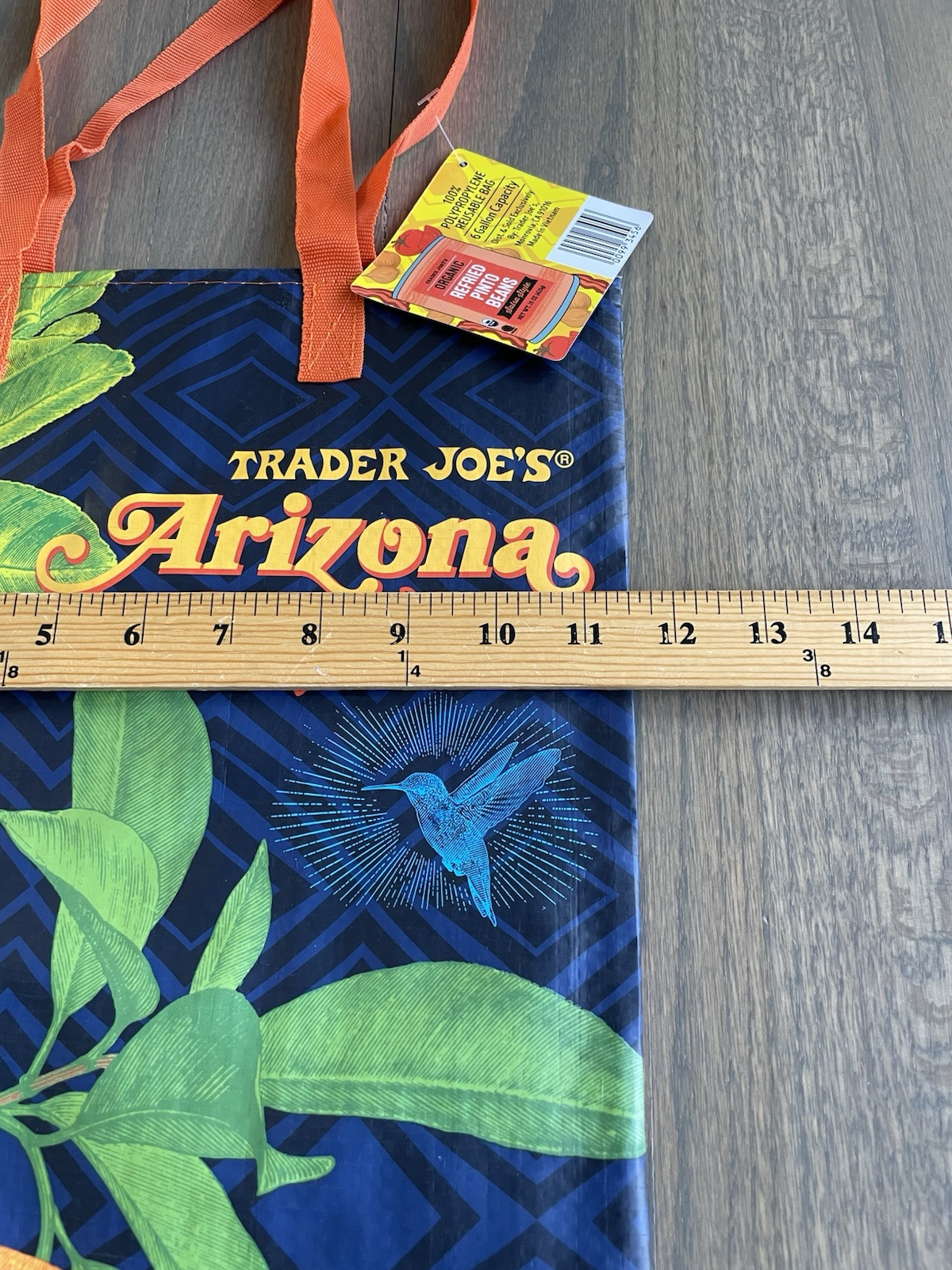 Trader Joes Recycled Arizona Reusable Shopping Bags Totes Set Of 2 New