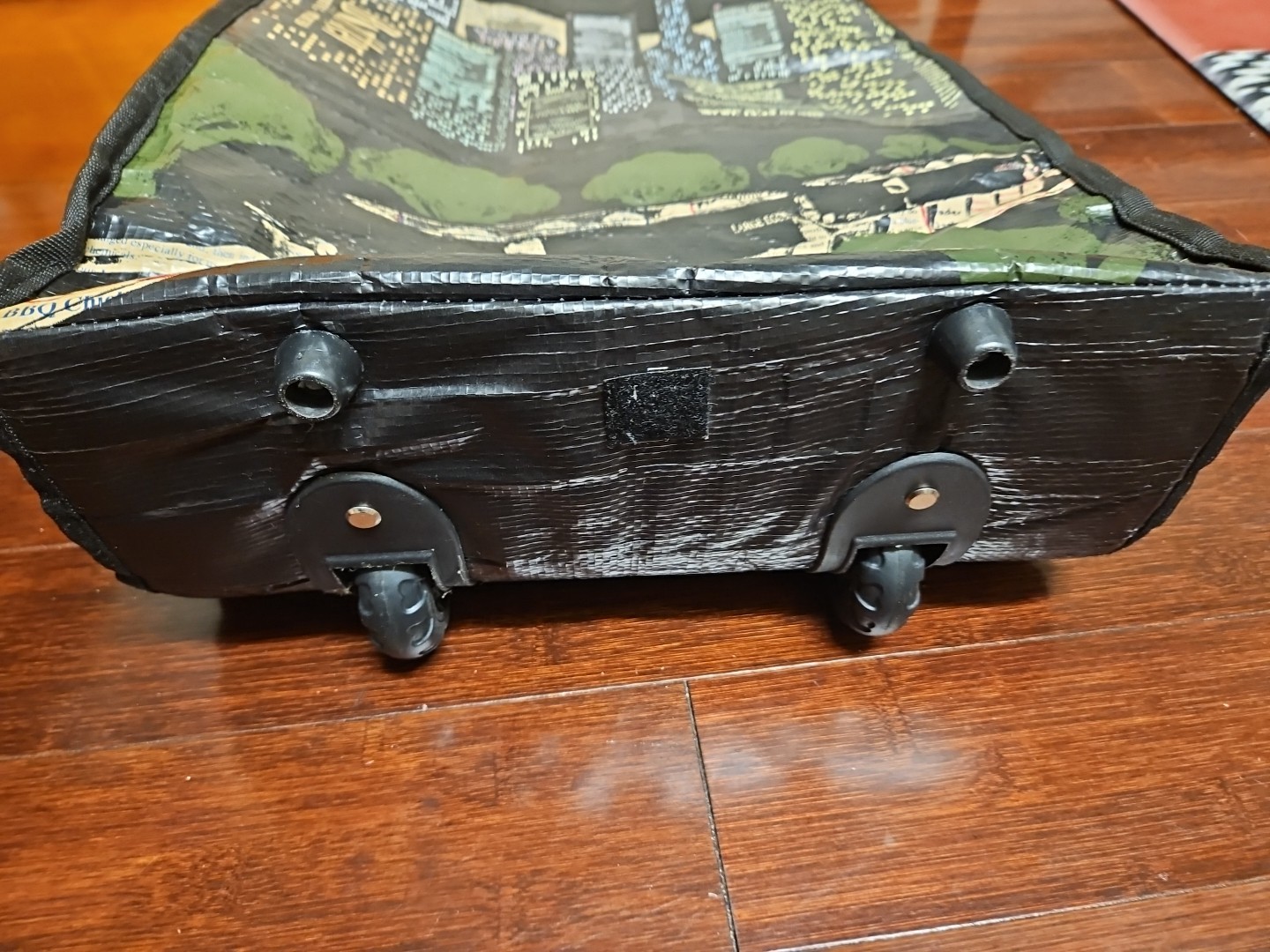 Trader Joe’s ROLLING BAG Nocturne Night View Tote Bag ~ ONE OF A KIND VERY RARE!
