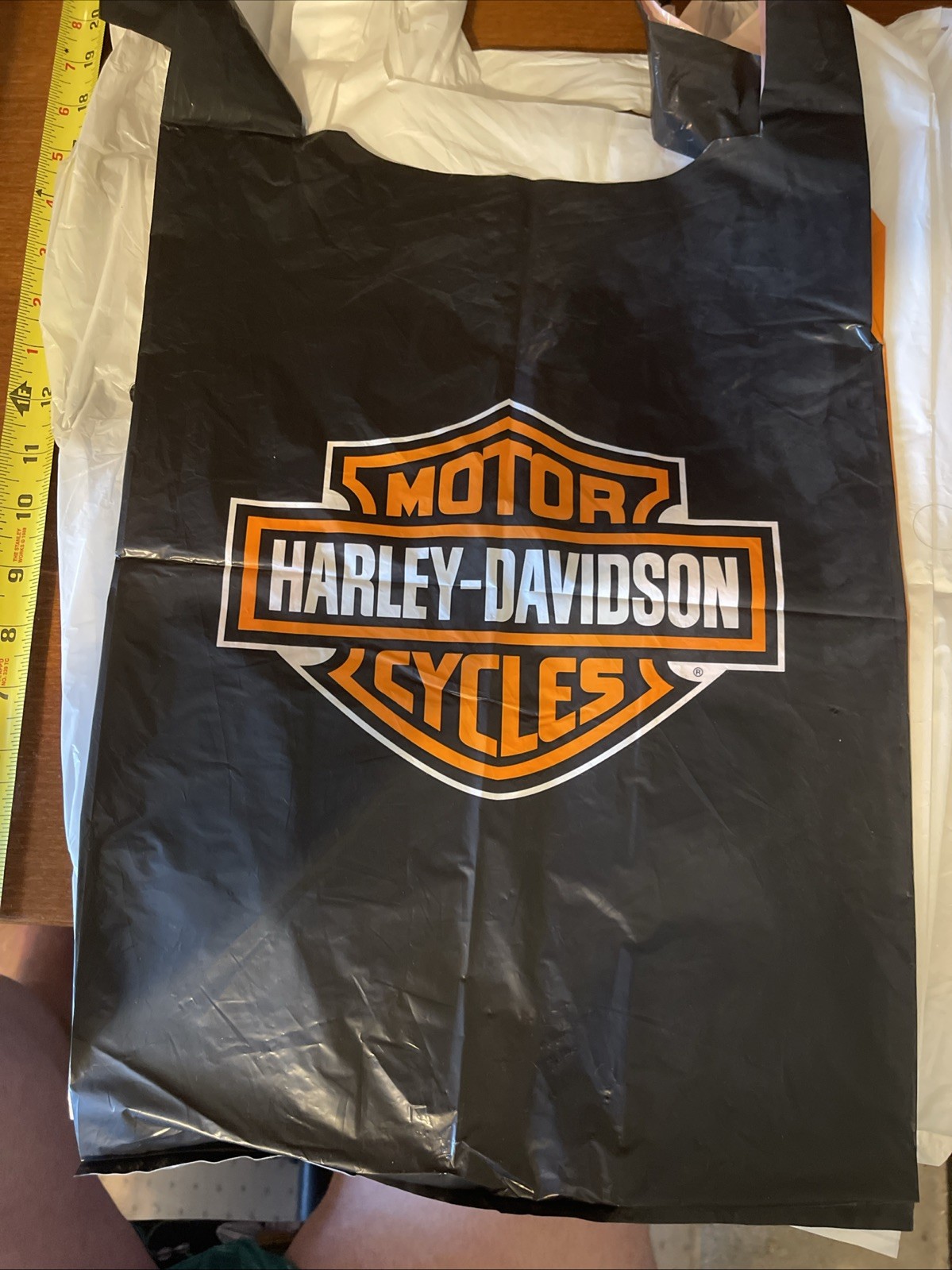 Lot Of 8 Genuine Harley Plastic Gift Shopping Bags Different Sizes