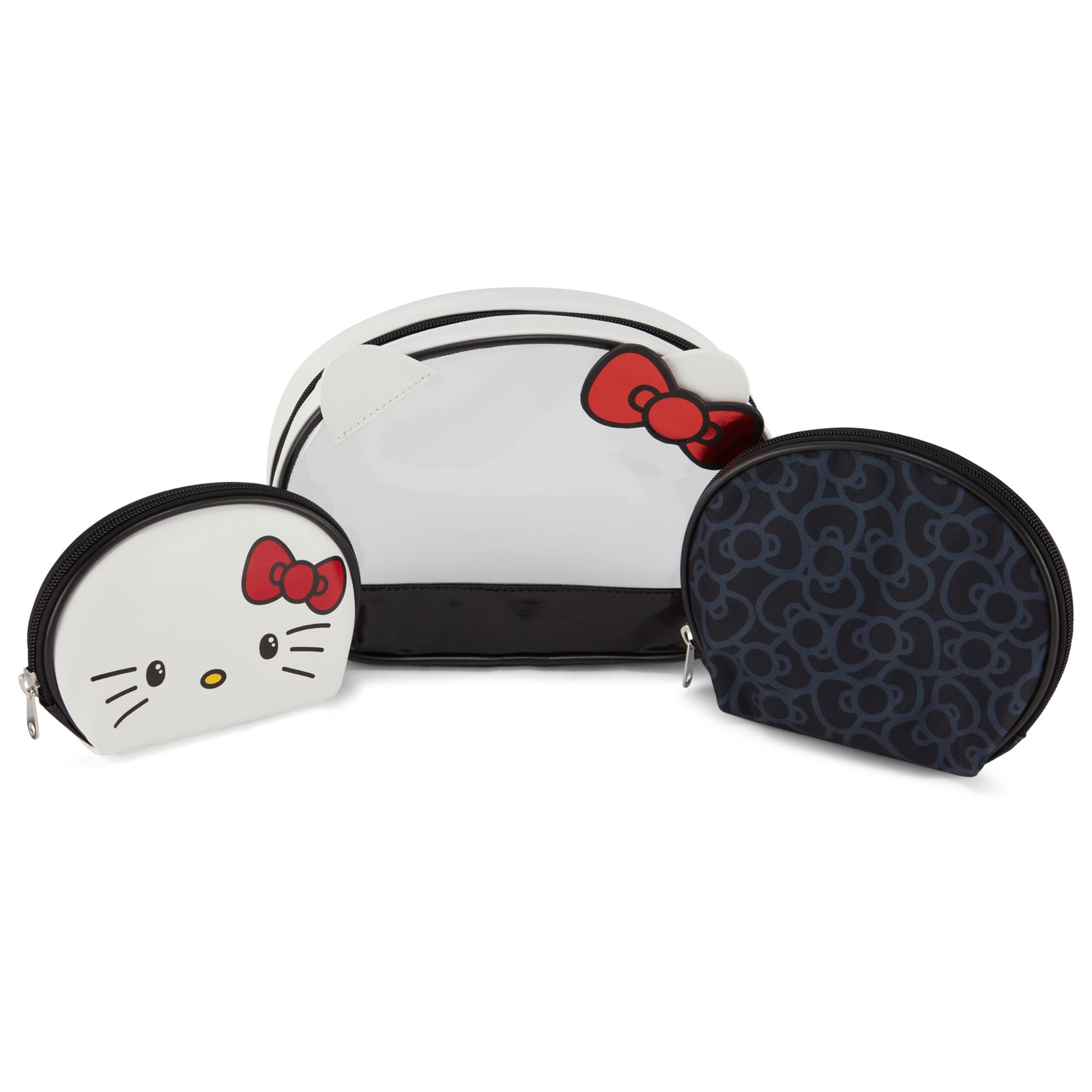 Hello Kitty Cosmetic Case Set – Girls, Boys, Teens, Adults – Officially Black