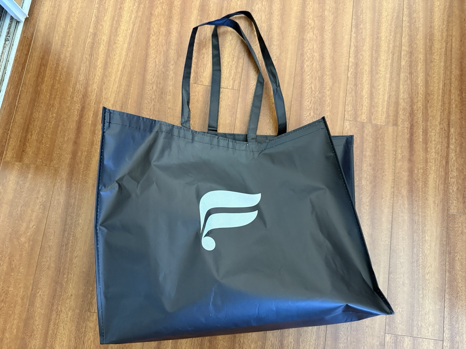 FABLETICS Store BLACK Reusable SHOPPING Tote BAG 22” X 17” X 8” Tote Large New