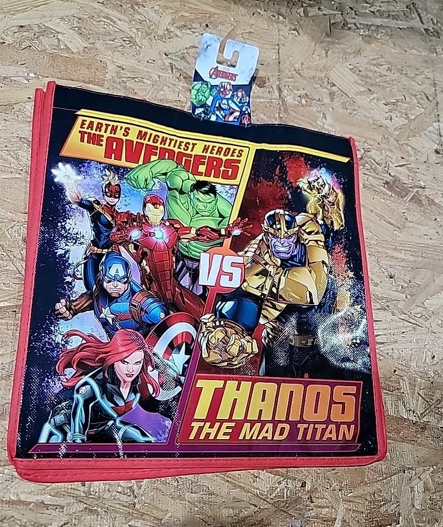 MARVEL Avengers Reusable Shopping Tote Bag By Legacy, NEW!