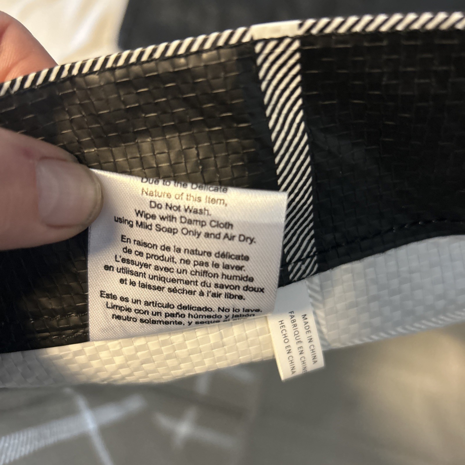 Thirty-One Reusable Grocery Bags, -NWT- Set Of 2. Black Windowpane & Black