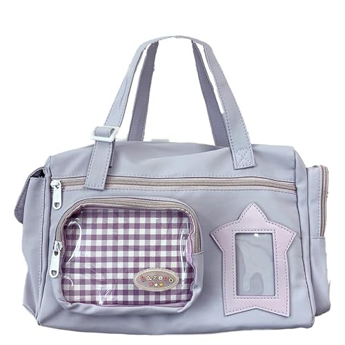 G-Trigger Ita Travel Bag Large Capacity Adult Clear Plush Bag with Card Storage
