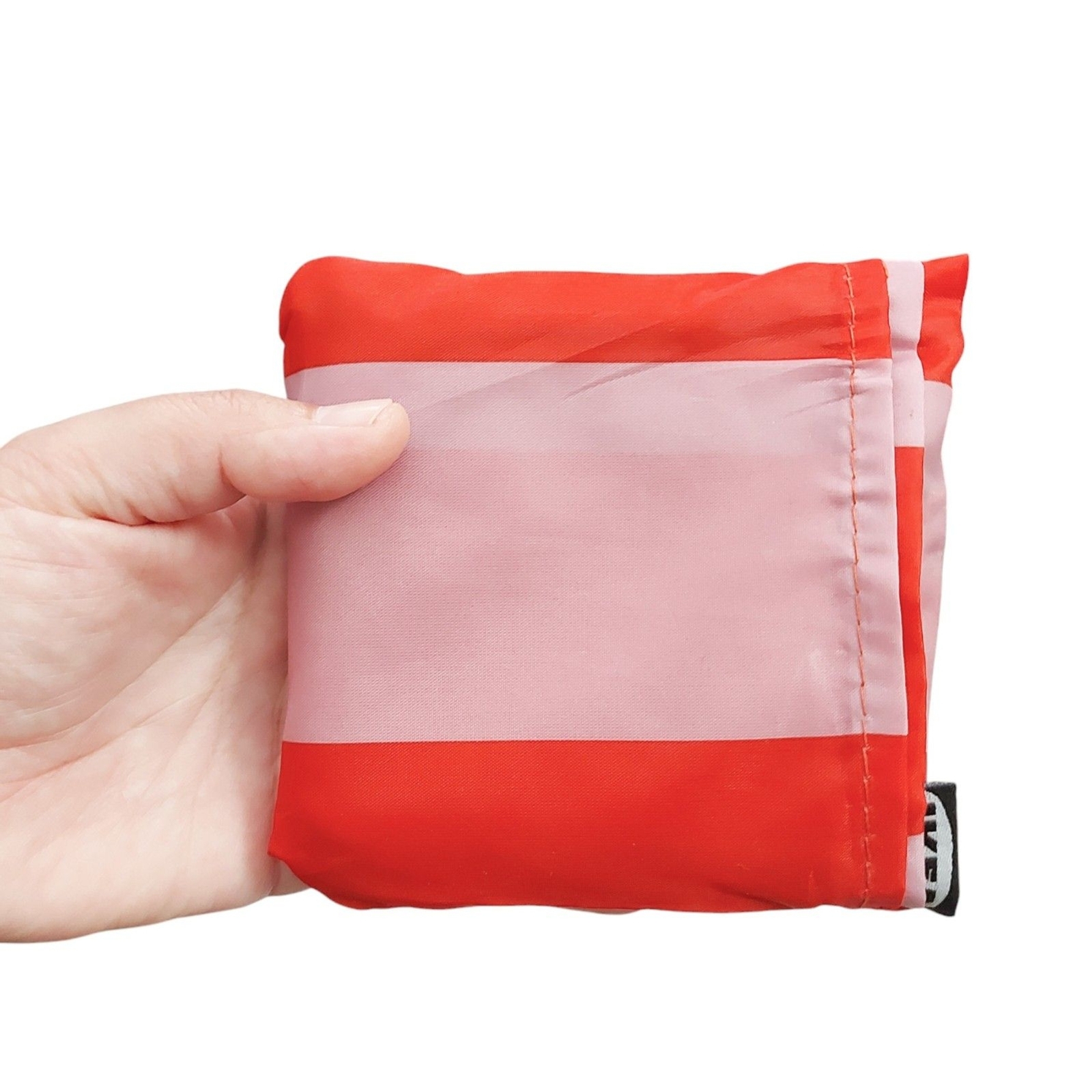 IKEA Tote Shopping Bag Foldable Lightweight Reusable Orange Pink Multi Use