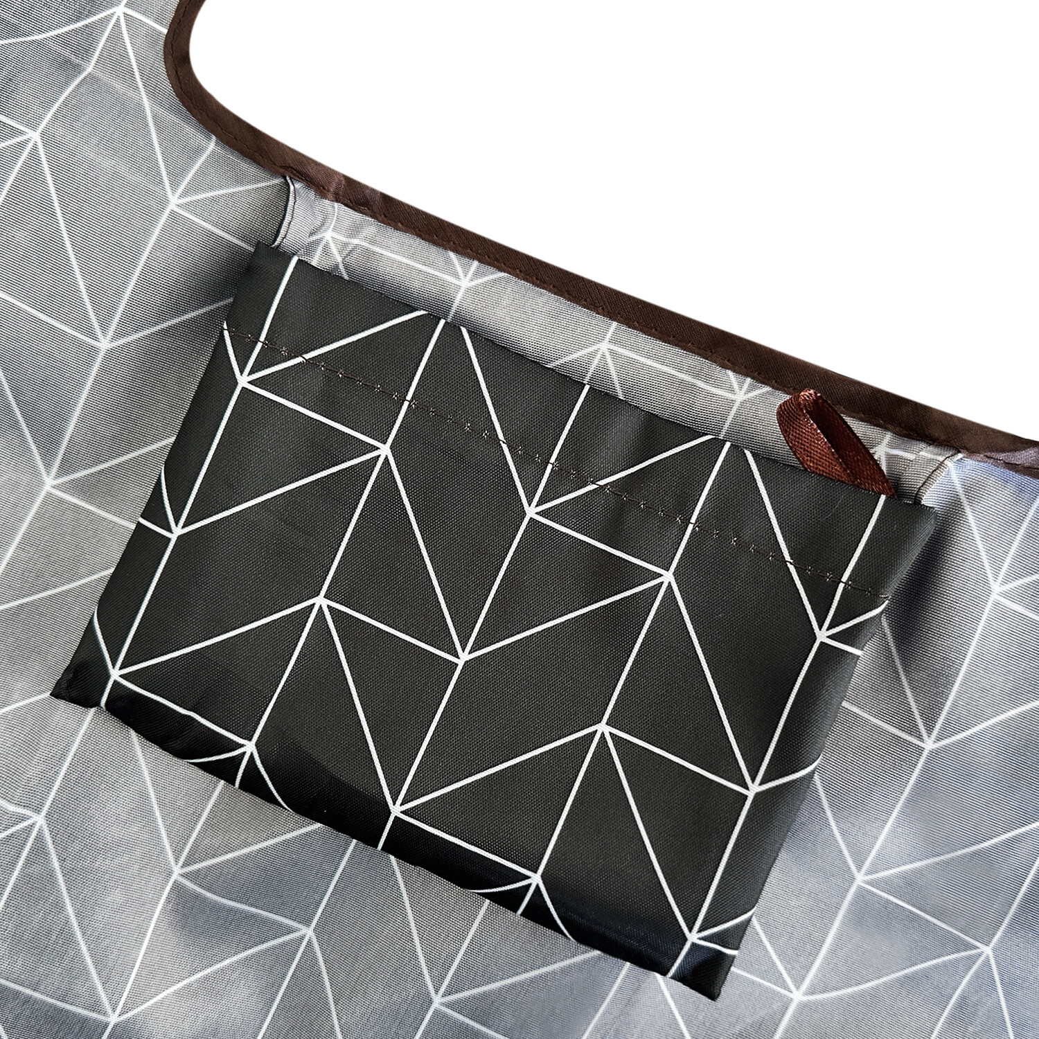 Wrapables Large & Small Foldable Tote Nylon Reusable Grocery Bags, Set of 2